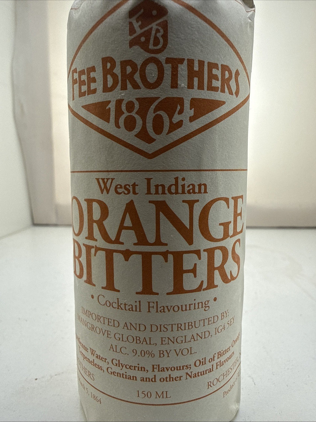 Fee Brothers 1864 Orange Bitters 1 x 150ml bottle CHeapest on internet!