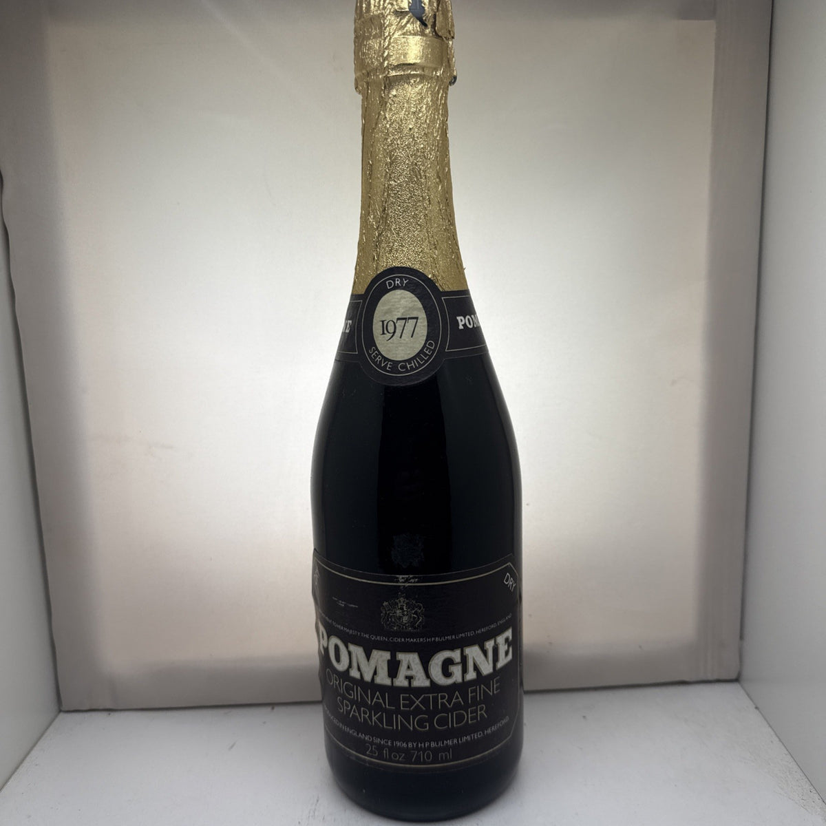 HP Bulmer Pomagne Dry 1977 (710ml)￼novelty Display Only ! Do Not Drink!!