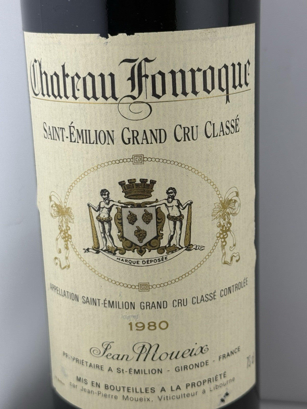 Château Fonroque 1980 Saint-Émilion Grand Cru Classé Bordeaux 75cl
