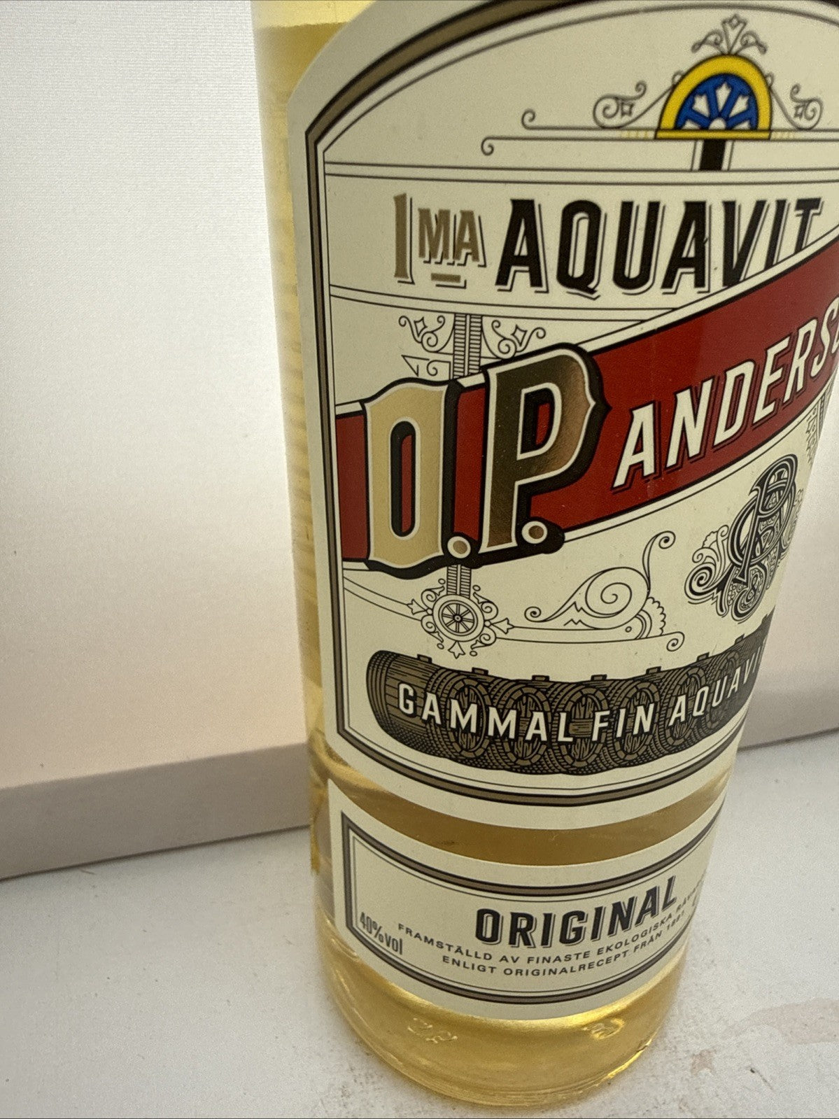 O.P. Anderson Organic Aquavit Swedish Aquavit 40% 700ml Cheapest Delivered In Uk
