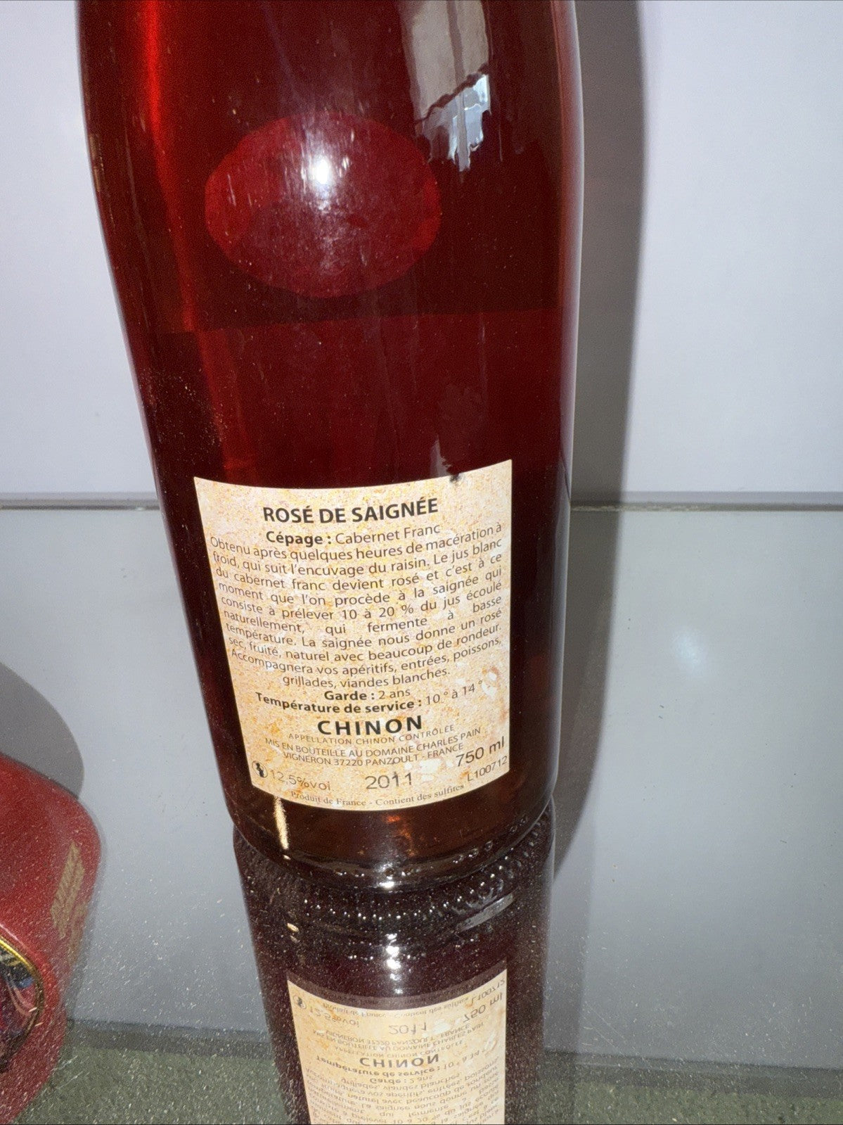 Domaine Charles Pain Chinon 2012 Rose De Saignee