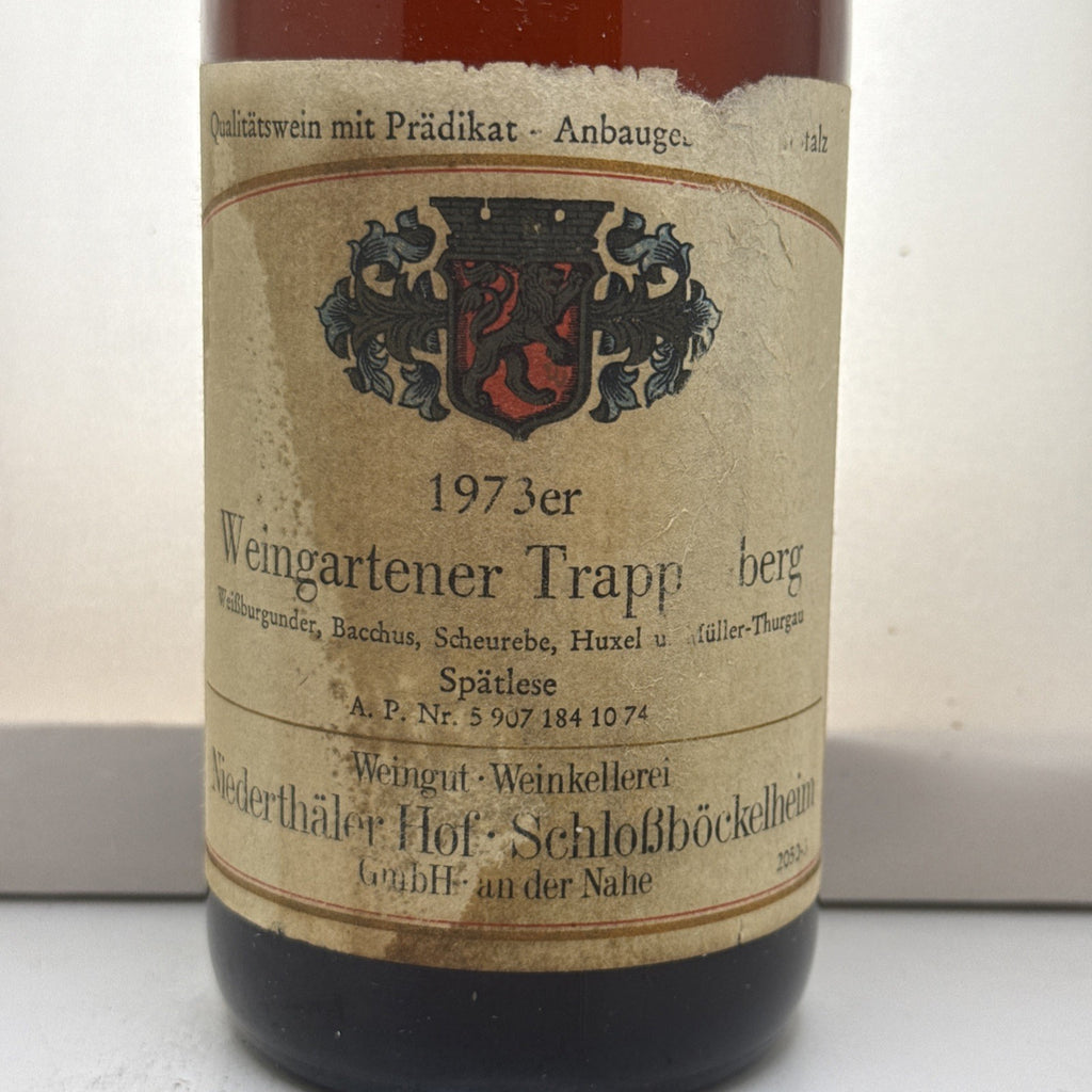 Weingartener Trappberg Spätlese 1973 — Nahe — 53yo — Sweet