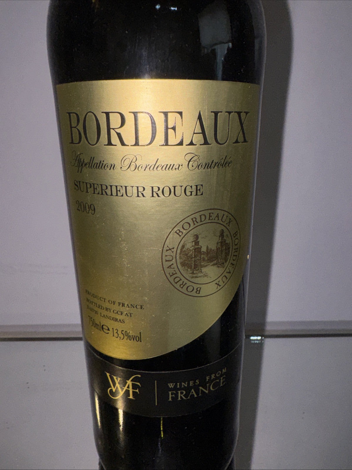 Bordeaux Superieur Rouge - 2009 French Red Wine