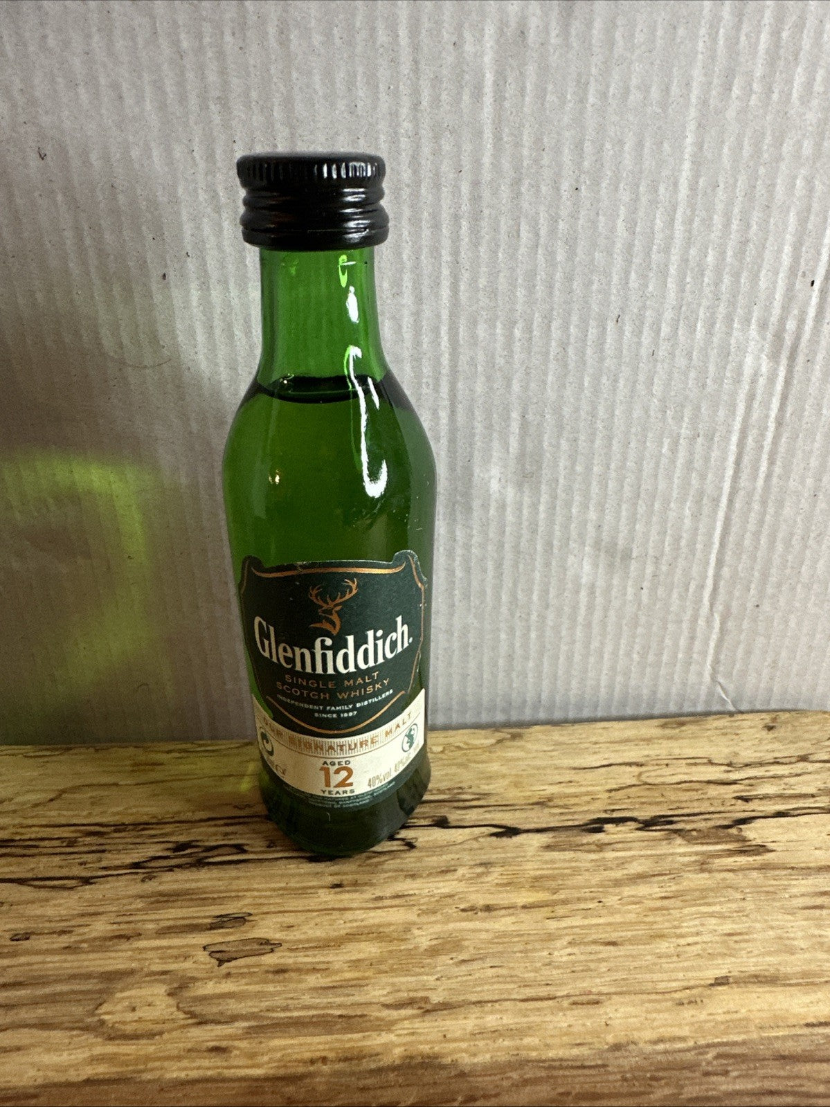 Glenfiddich 12 Year Old Single Malt Scotch Whisky Miniature