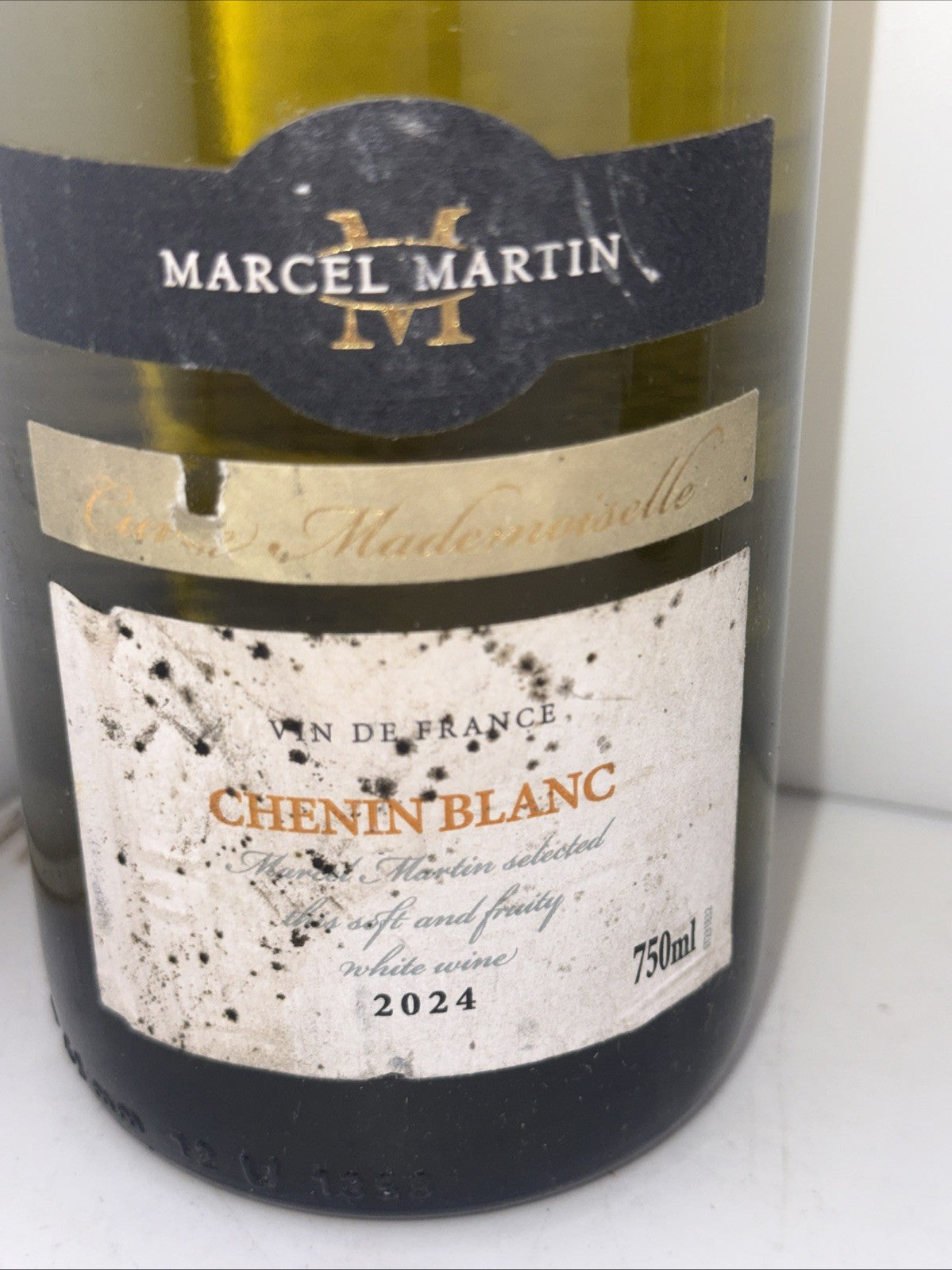 Marcel Martin Chenin Blanc 2024 French White Wine 75cl 12%( Poor Label)