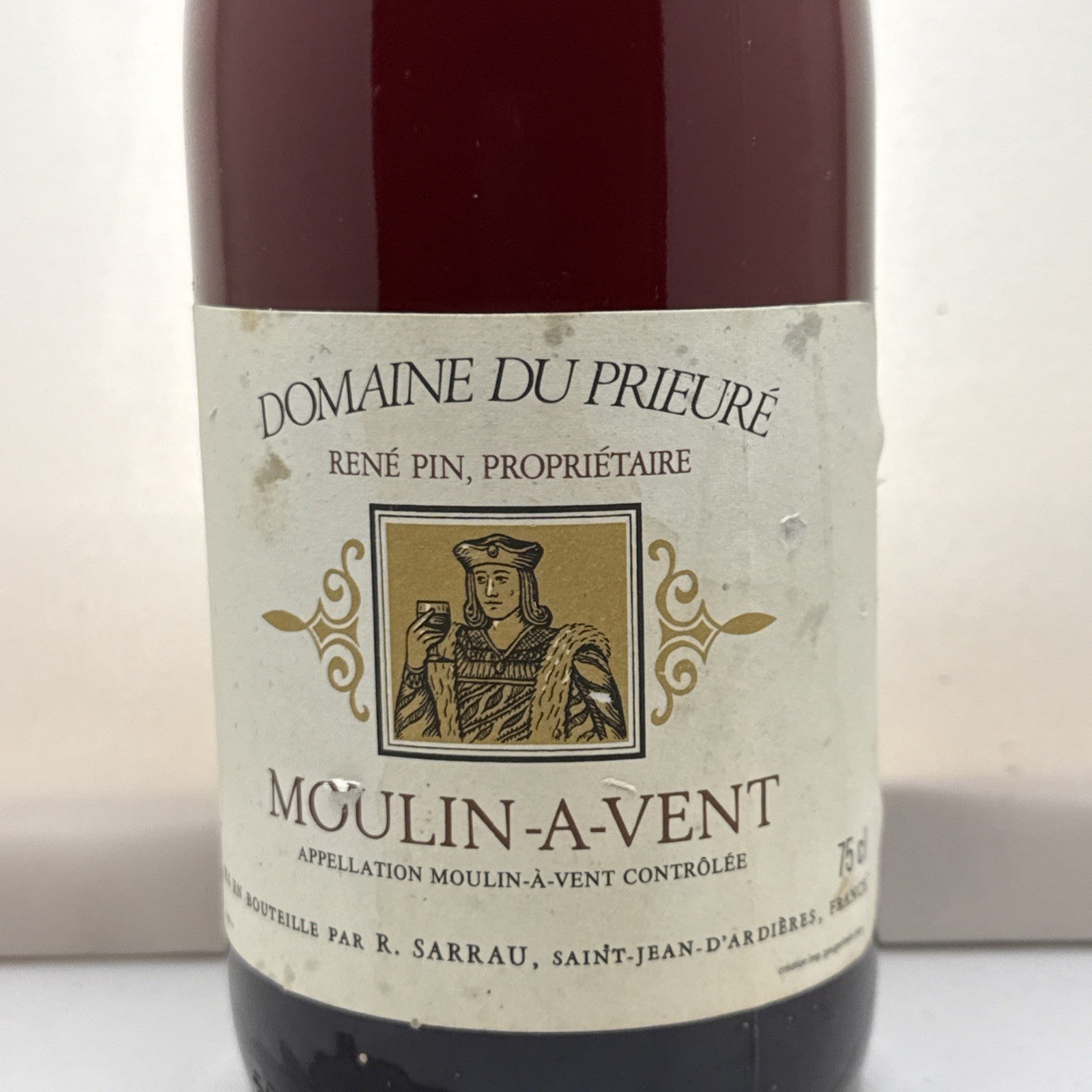 Domaine du Prieuré Moulin-à-Vent 1983 Robert Sarrau Beaujolais 75cl