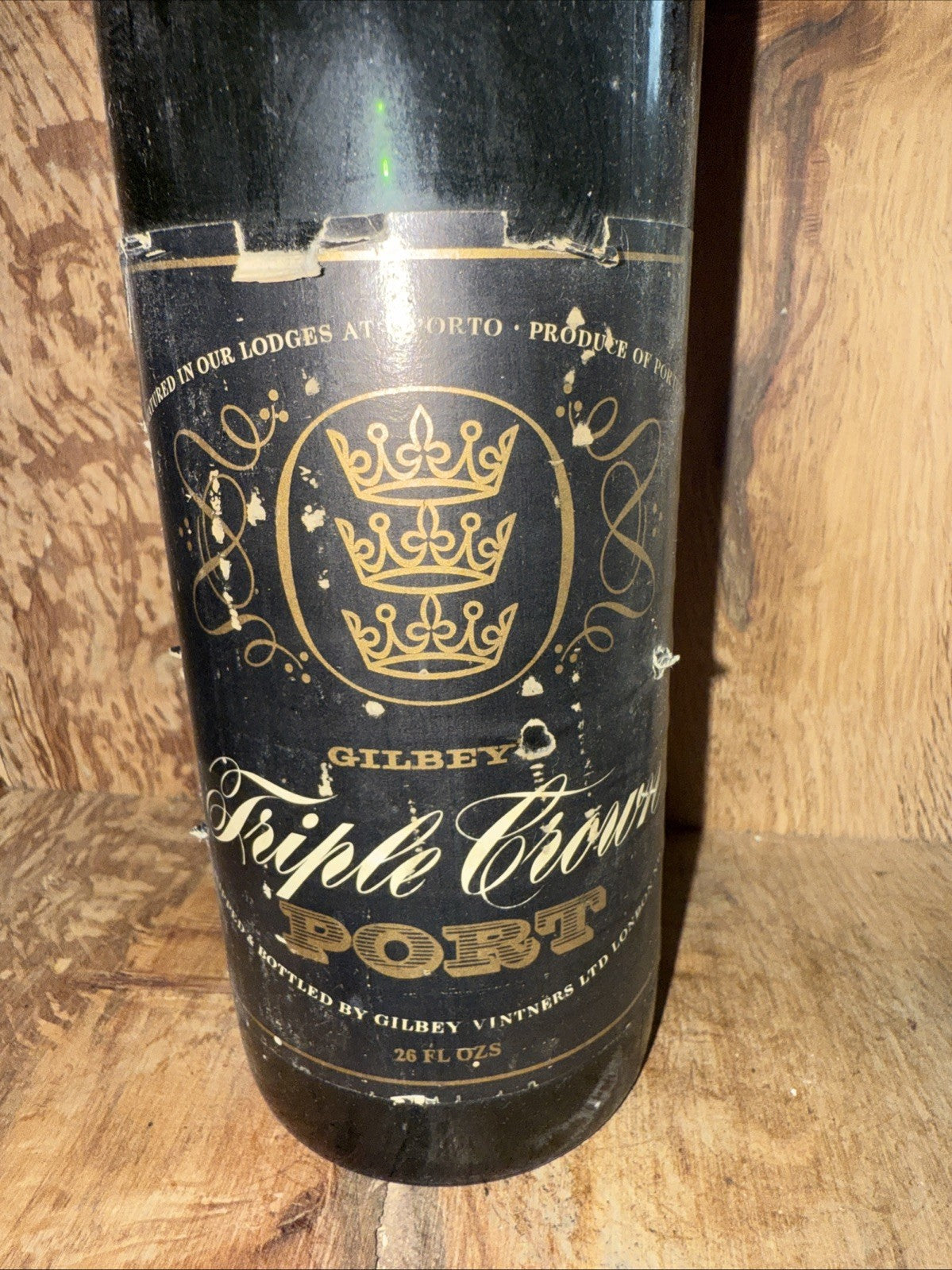 Gilbys Triple Crown Port 26 Fl Oz Probably Bottled 1960s Mature