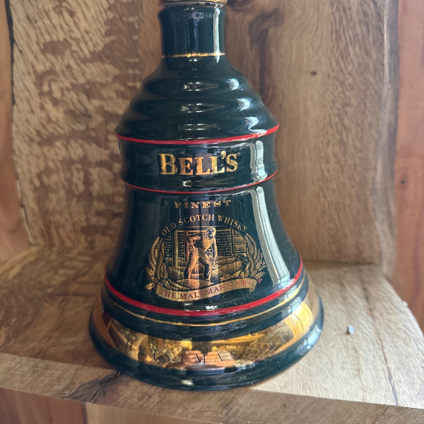 Bells Whisky 75cl decanter Christmas 1993 vintage matured