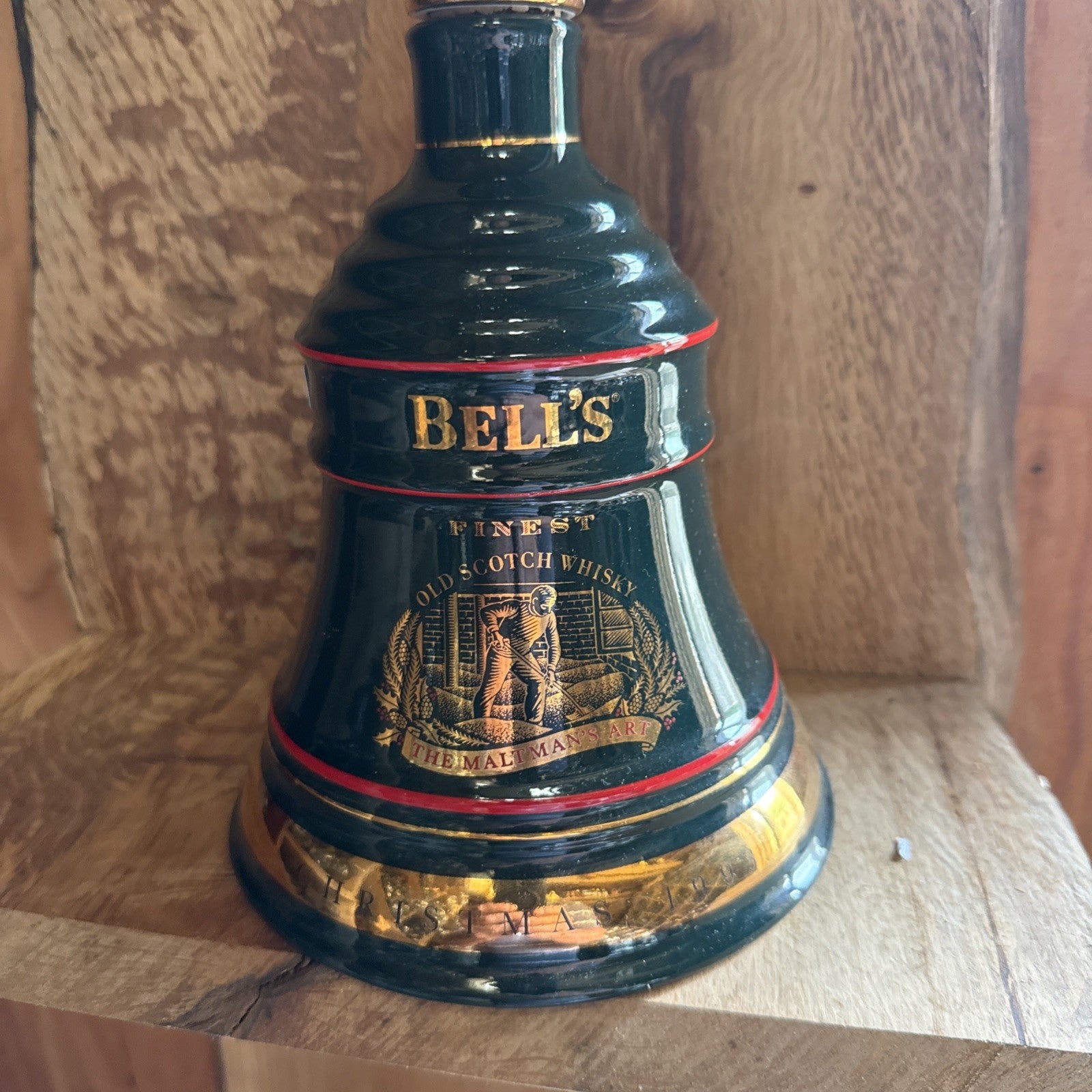 Bells Whisky 75cl decanter Christmas 1993 vintage matured