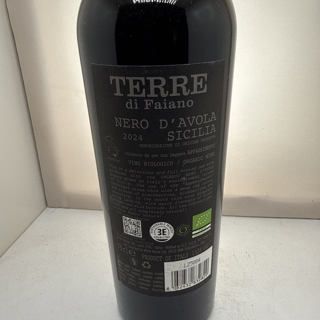 Terre di Faiano Nero d'Avola 2024 · Sicilia · Appassimento · Organic · 75cl