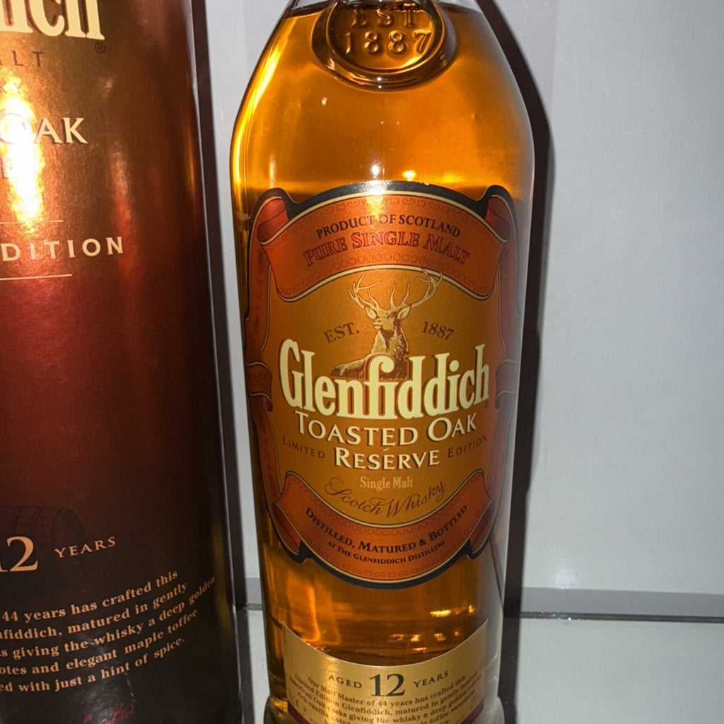 Glenfiddich 12 Year Old Toasted Oak Reserve Limited Edition discontinued 2006