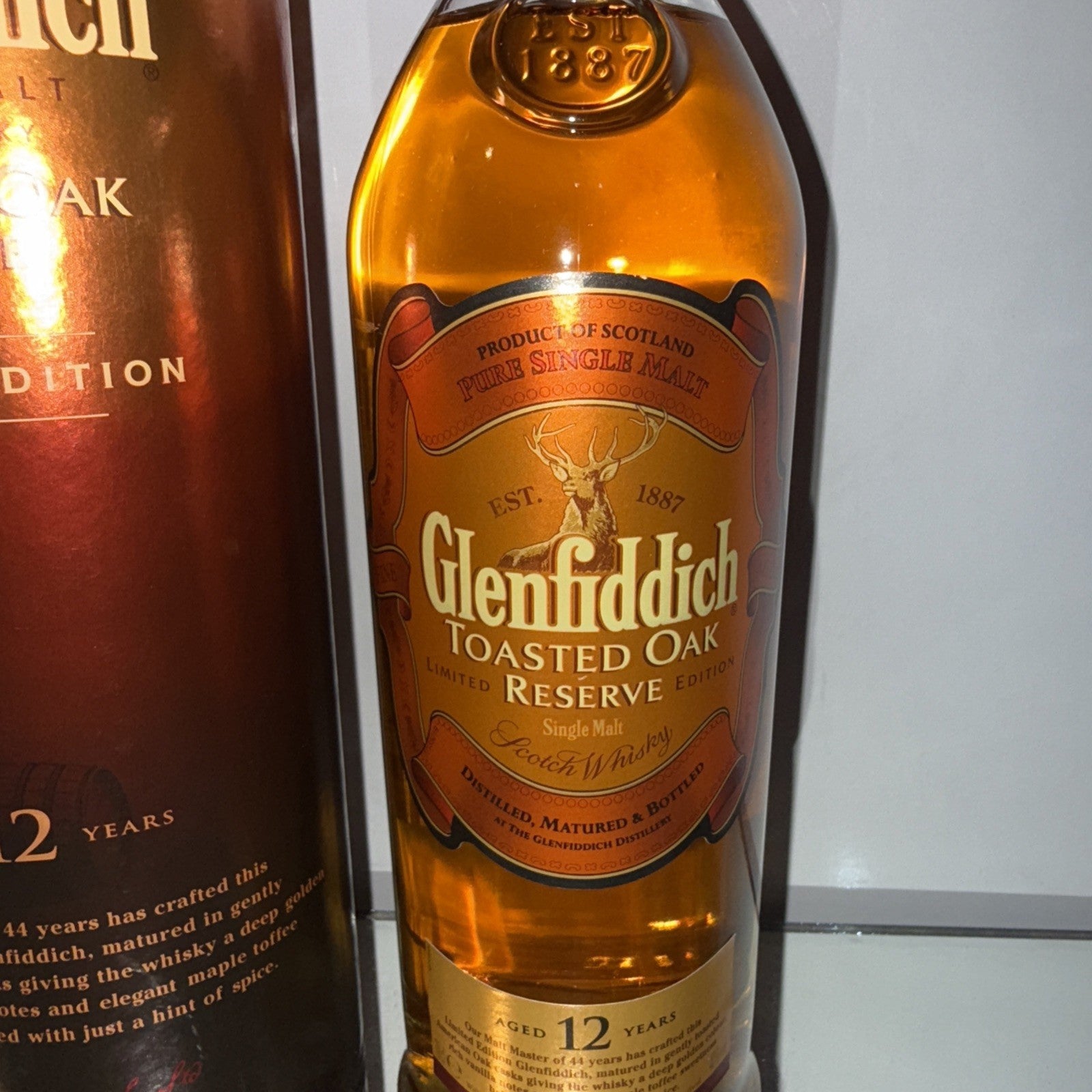 Glenfiddich 12 Year Old Toasted Oak Reserve Limited Edition discontinued 2006
