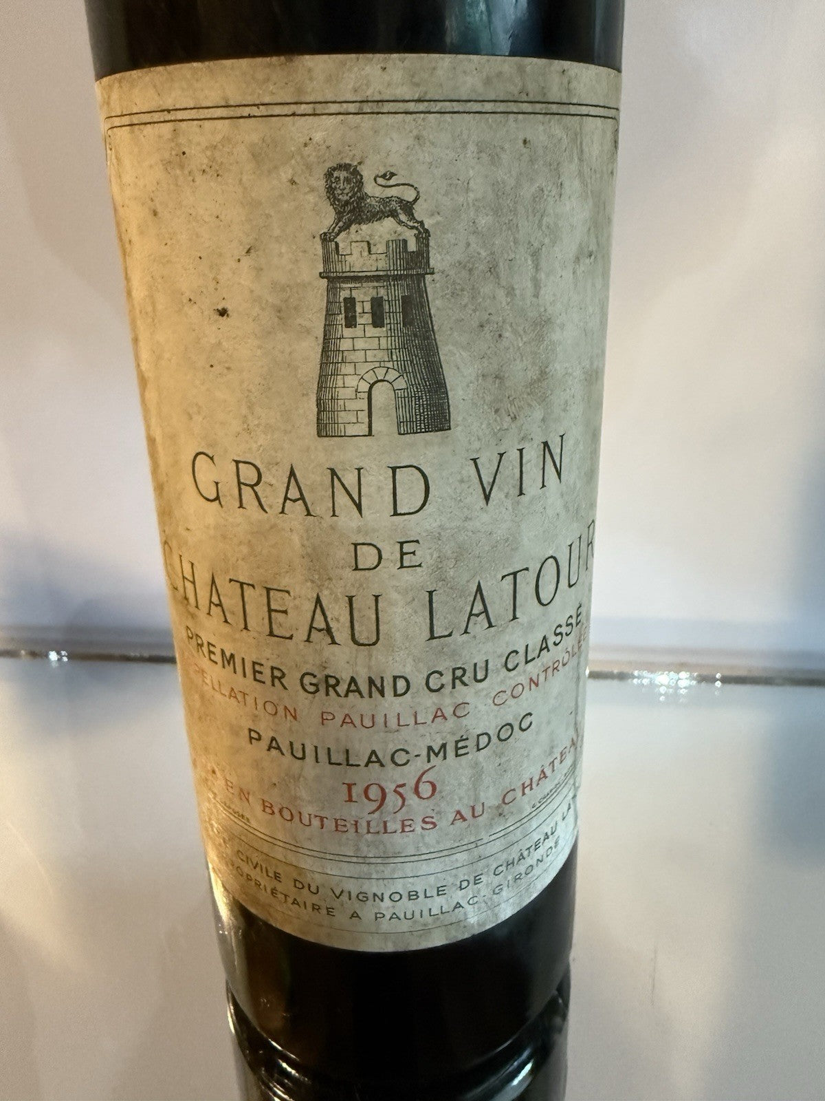 Chateau Latour Premier Grand Cru Classe 1956 Pauillac Vintage Cellar Stored