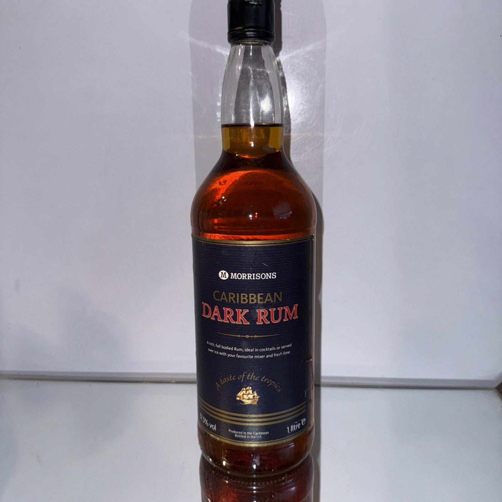 Morrisons Caribbean Dark Rum ( Early 2000s Bottled)