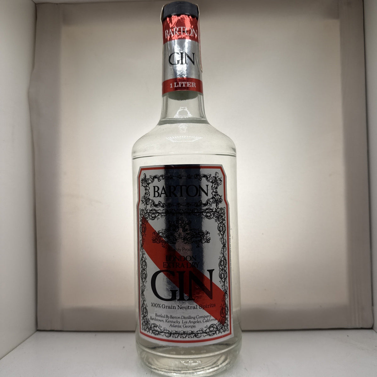 Barton London Extra Dry Gin — c.1970s–80s — US export bottling