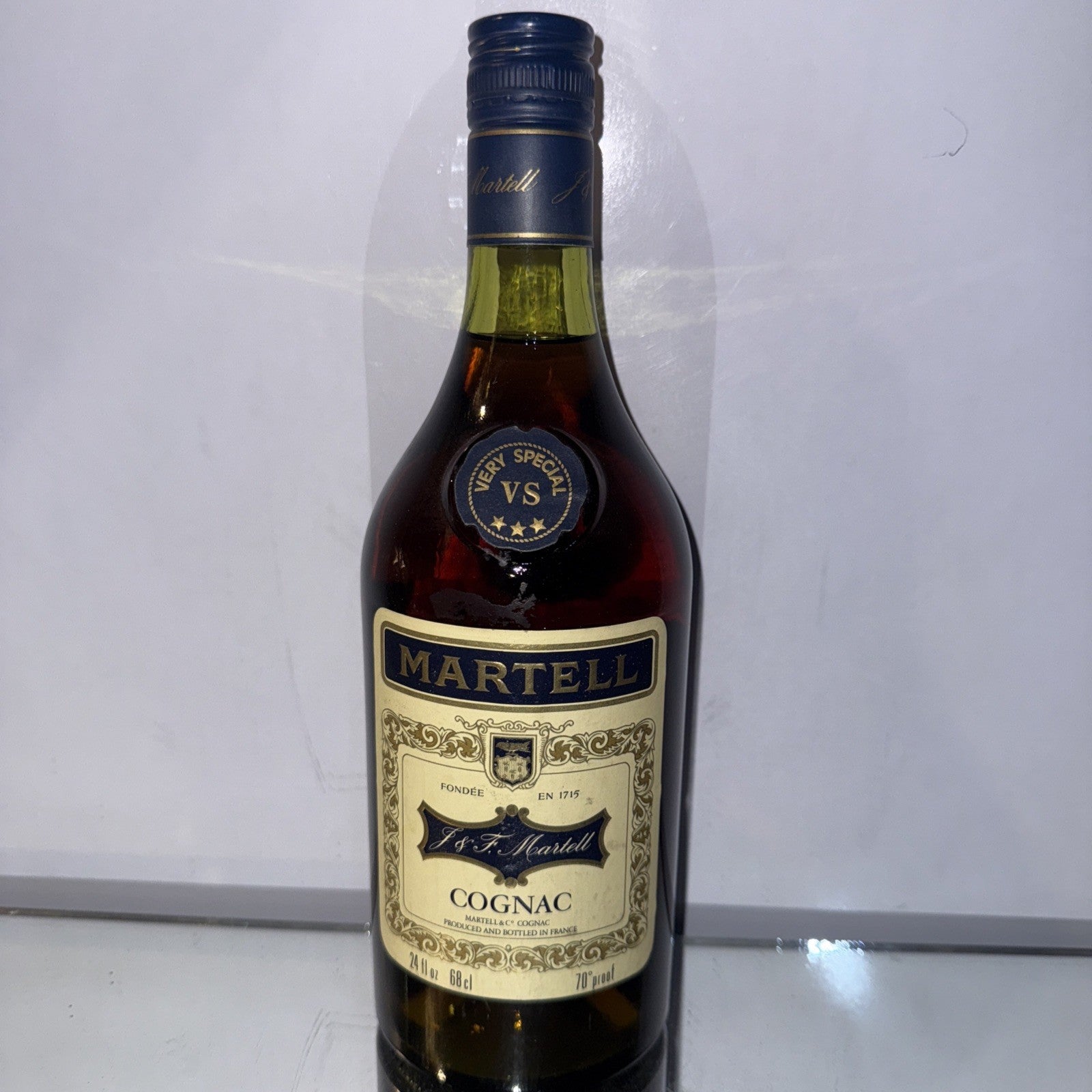 Vintage Martell Cognac Dated To 1960s/70s 70 Proof 26 2/3 Floz