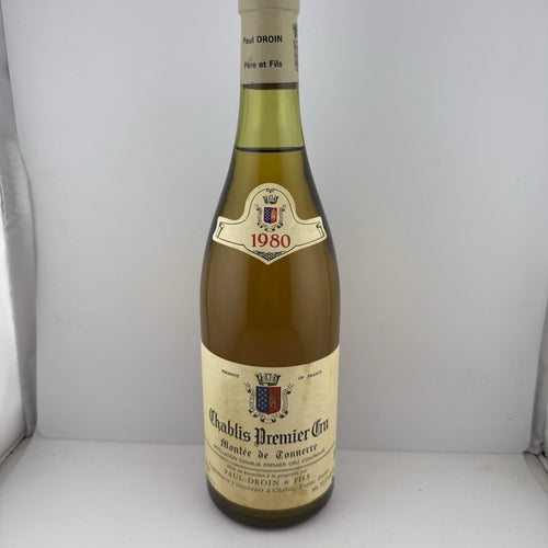 “Chablis 1er Cru Montée de Tonnerre 1980 Paul Droin – mature white”