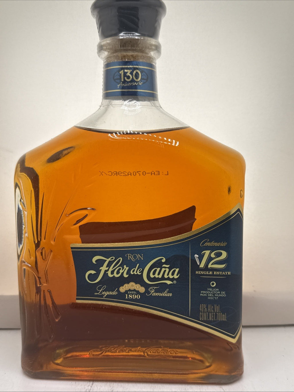 Flor de Caña 12 Year‑Old 130th Anniversary Single‑Estate Rum — Nicaragua