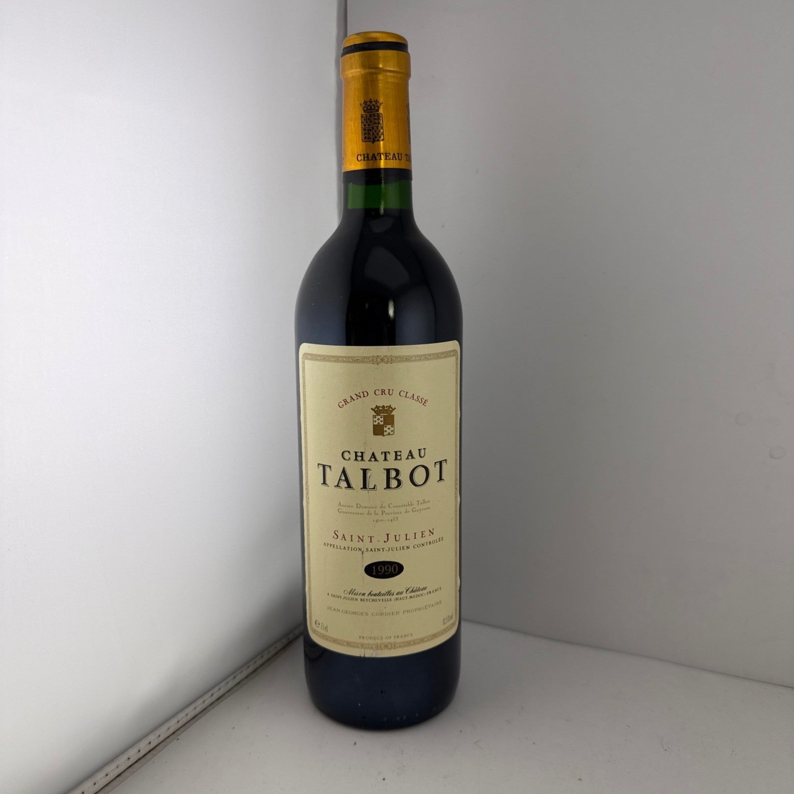 1990 Château Talbot Saint-Julien Grand Cru Classé Bordeaux 75cl