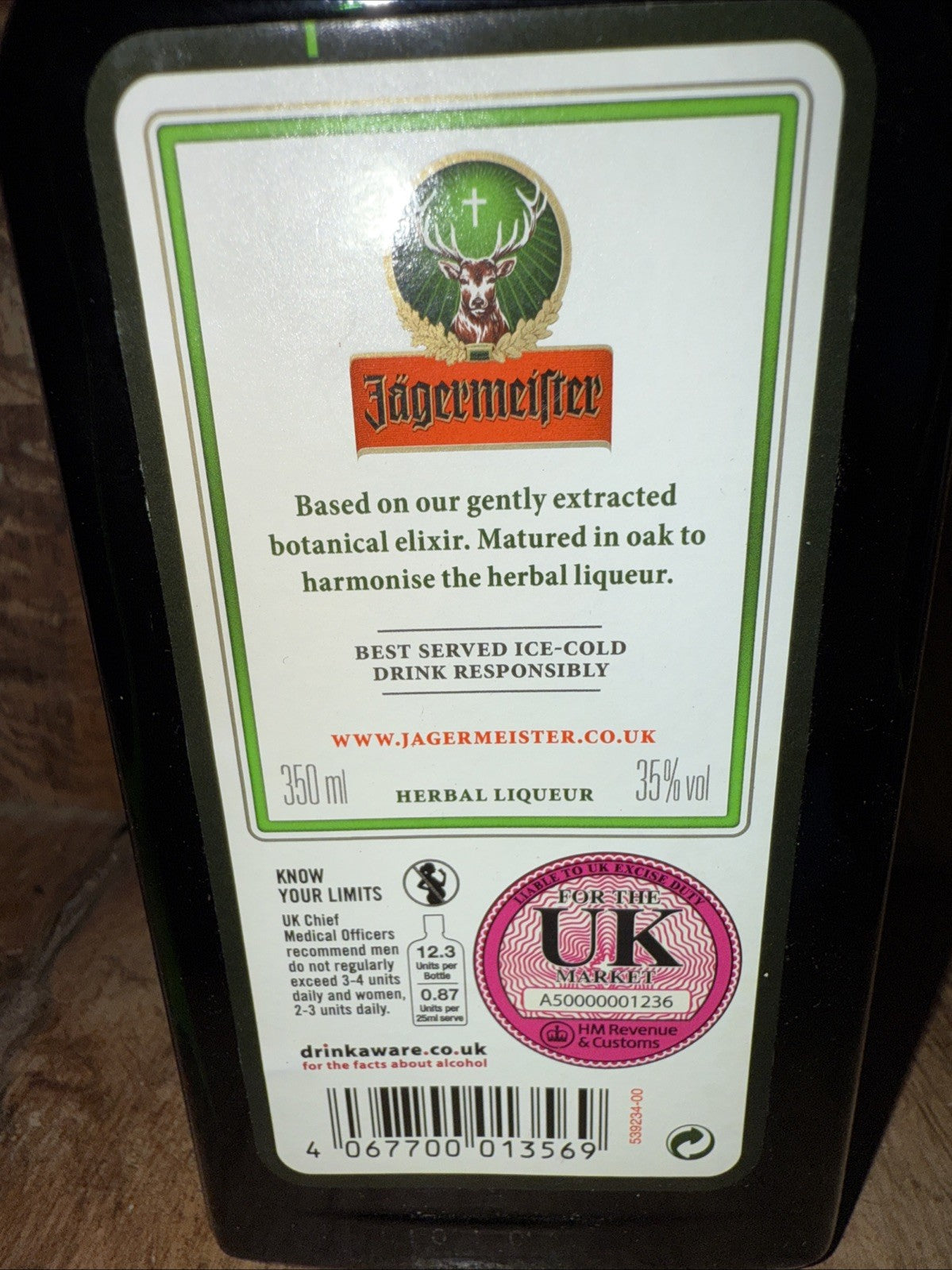 Jägermeister 350ml Abv 35%