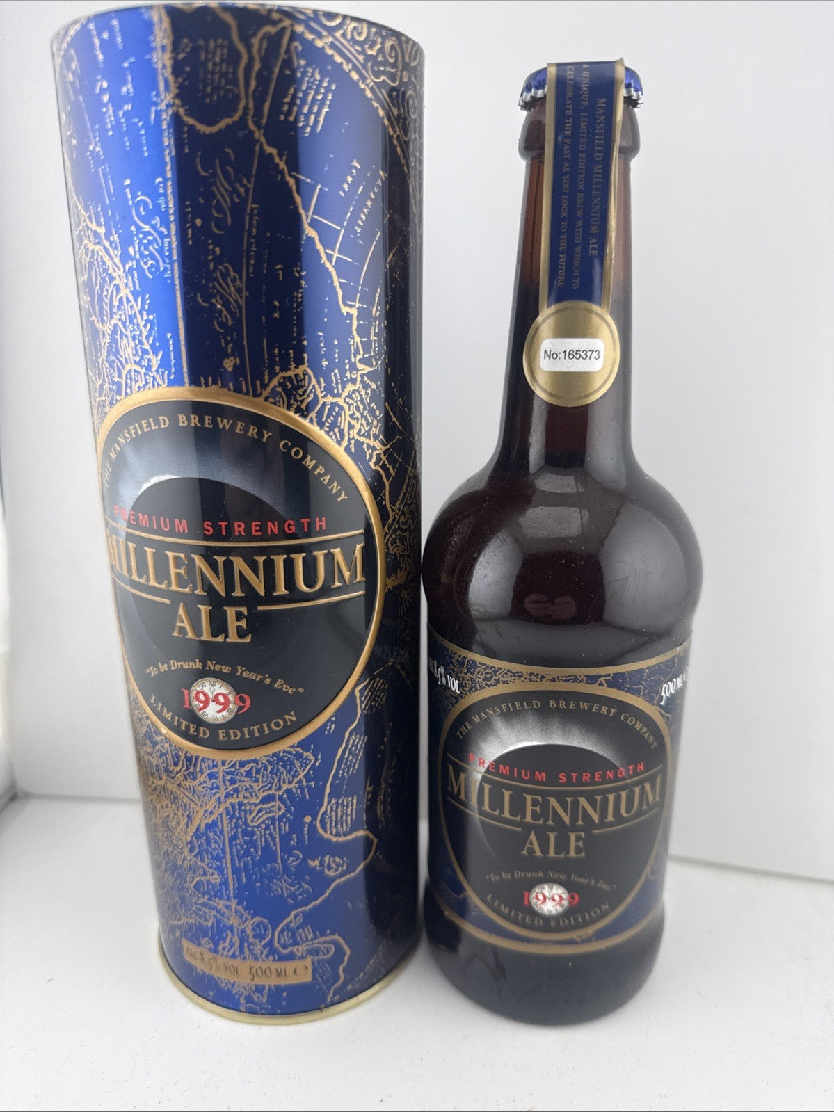 Mansfield Brewery Millennium Ale 1999 Limited Edition 500ml with Tube