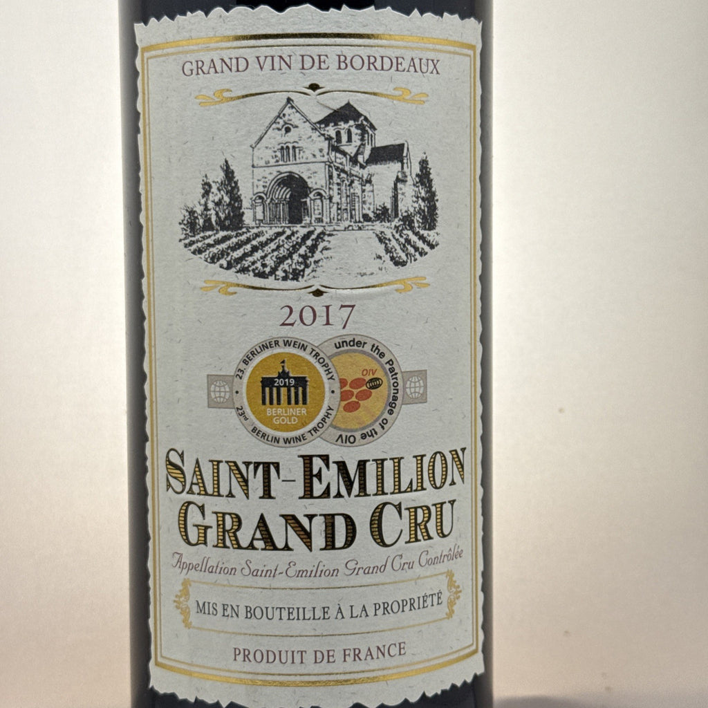 Saint-Emilion Grand Cru 2017 9yo Bordeaux Red Wine Gold Medal France