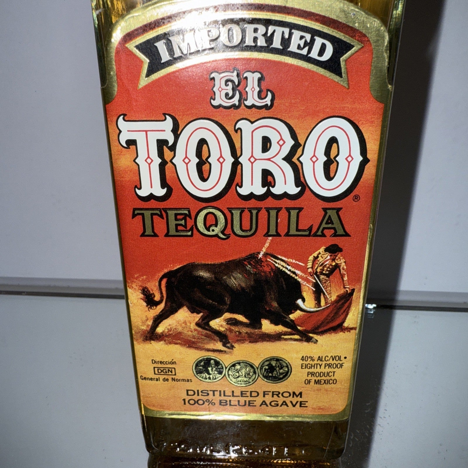 El Toro Tequila Vintage 1970s/80s 750ml 25.4 Floz