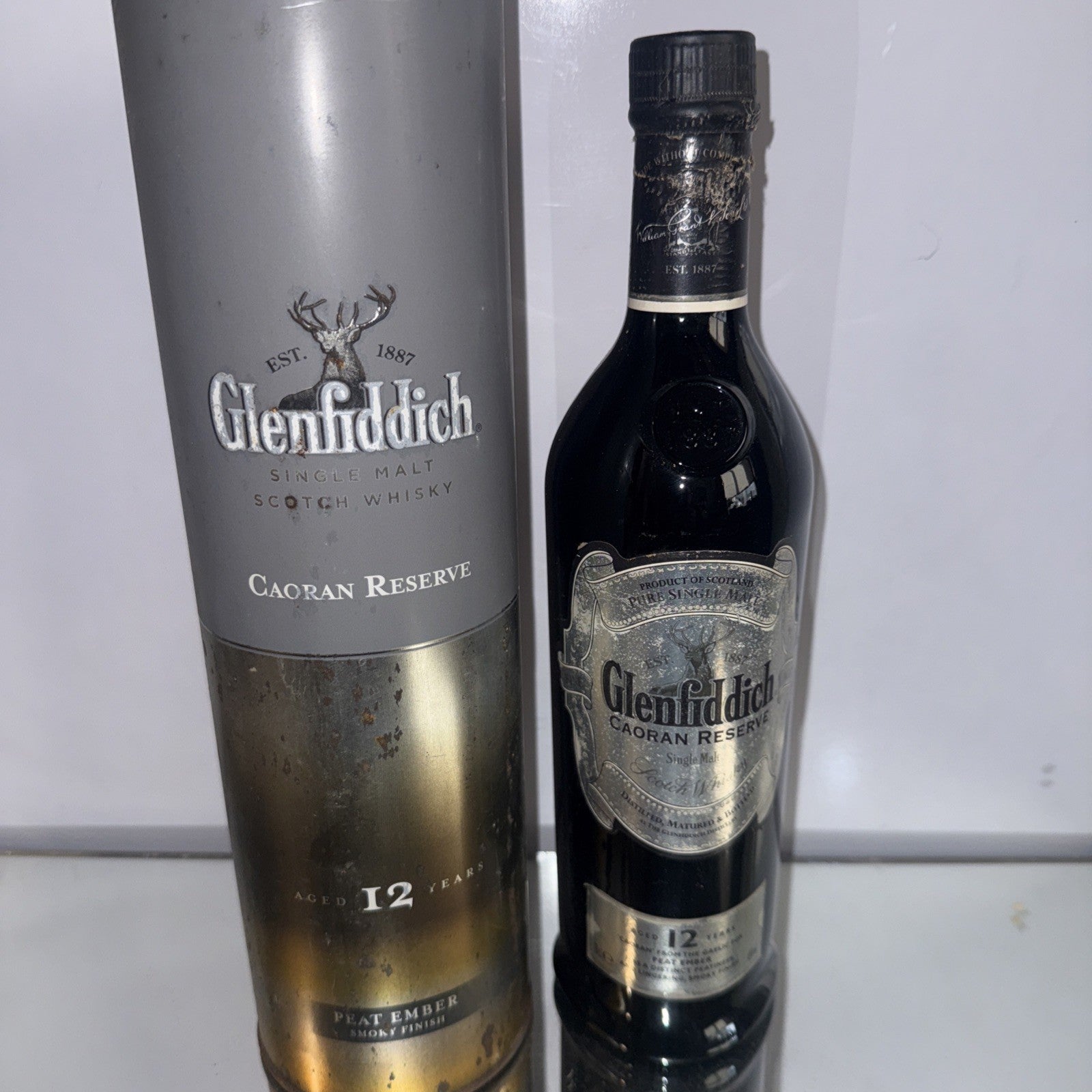 Glenfiddich 12 Year Old Càoran Reserve (70cl, 40% ABV), 2005 Worn Labels