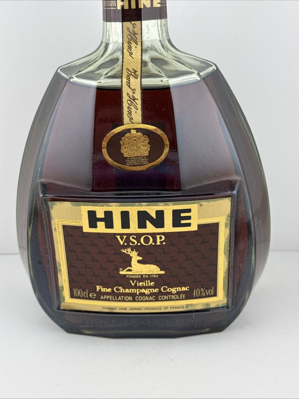 Hine V.S.O.P. Vieille Fine Champagne Cognac – 1 Litre Late 1970s Bottle