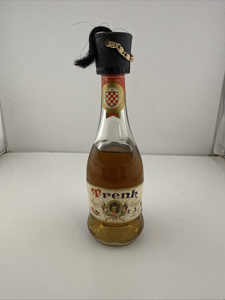 Vintage Trenk Slivovitz 10cl Yugoslavia Plum Brandy 1970s 40%