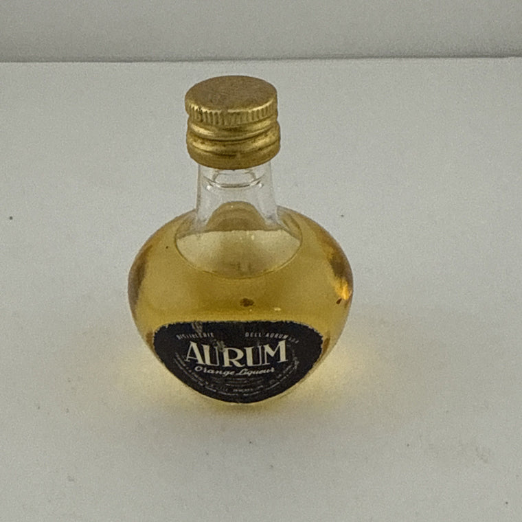 Vintage Aurum Orange Liqueur Miniature Italy 1970s-80s