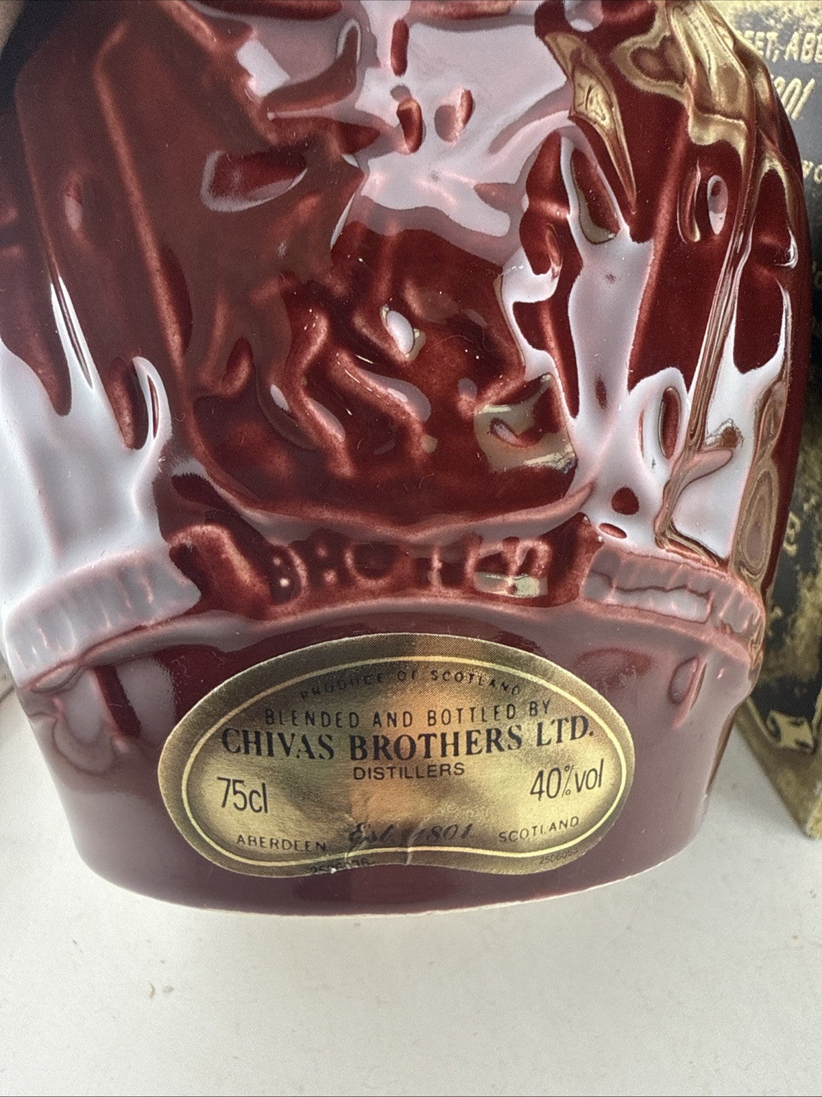 Royal Salute 21 Year Old 1980s Ruby Wade Decanter 75cl 40% Boxed
