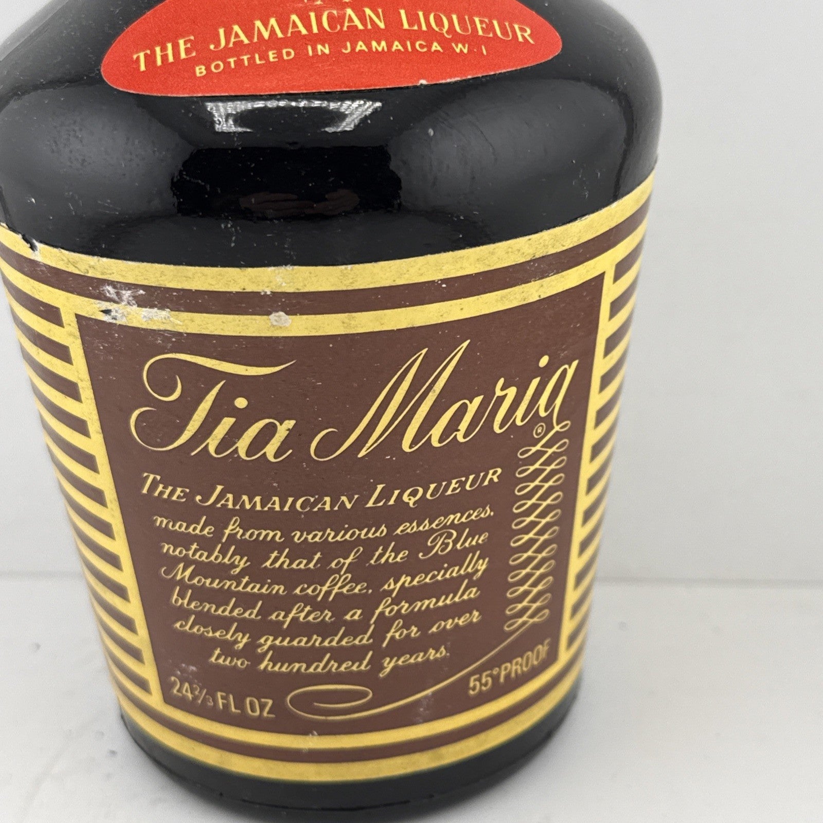 Vintage Tia Maria Coffee Liqueur 55 Proof 24 2/3 Floz 1970s