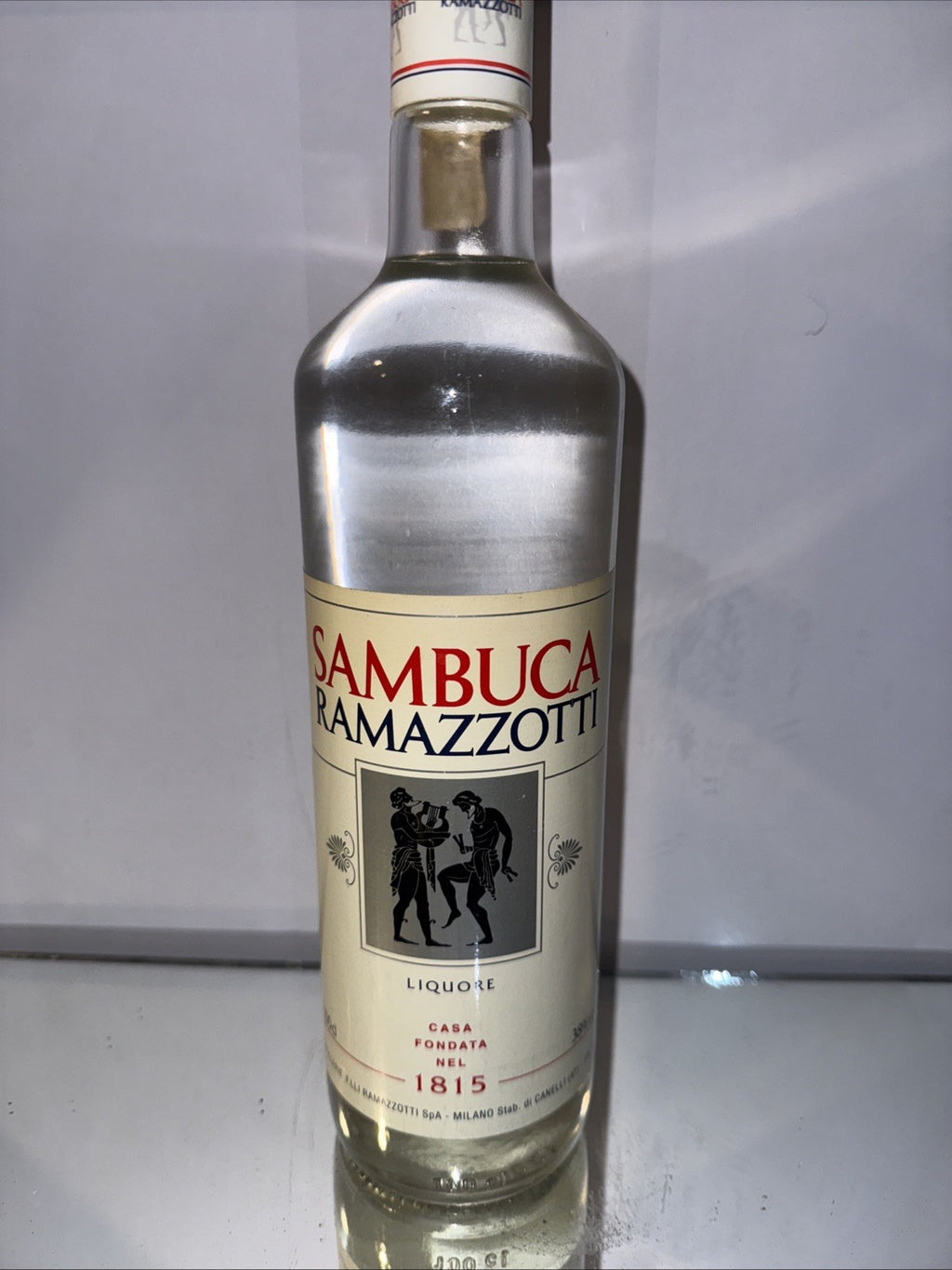 1L bottle of Ramazzotti Sambuca 38% Abv