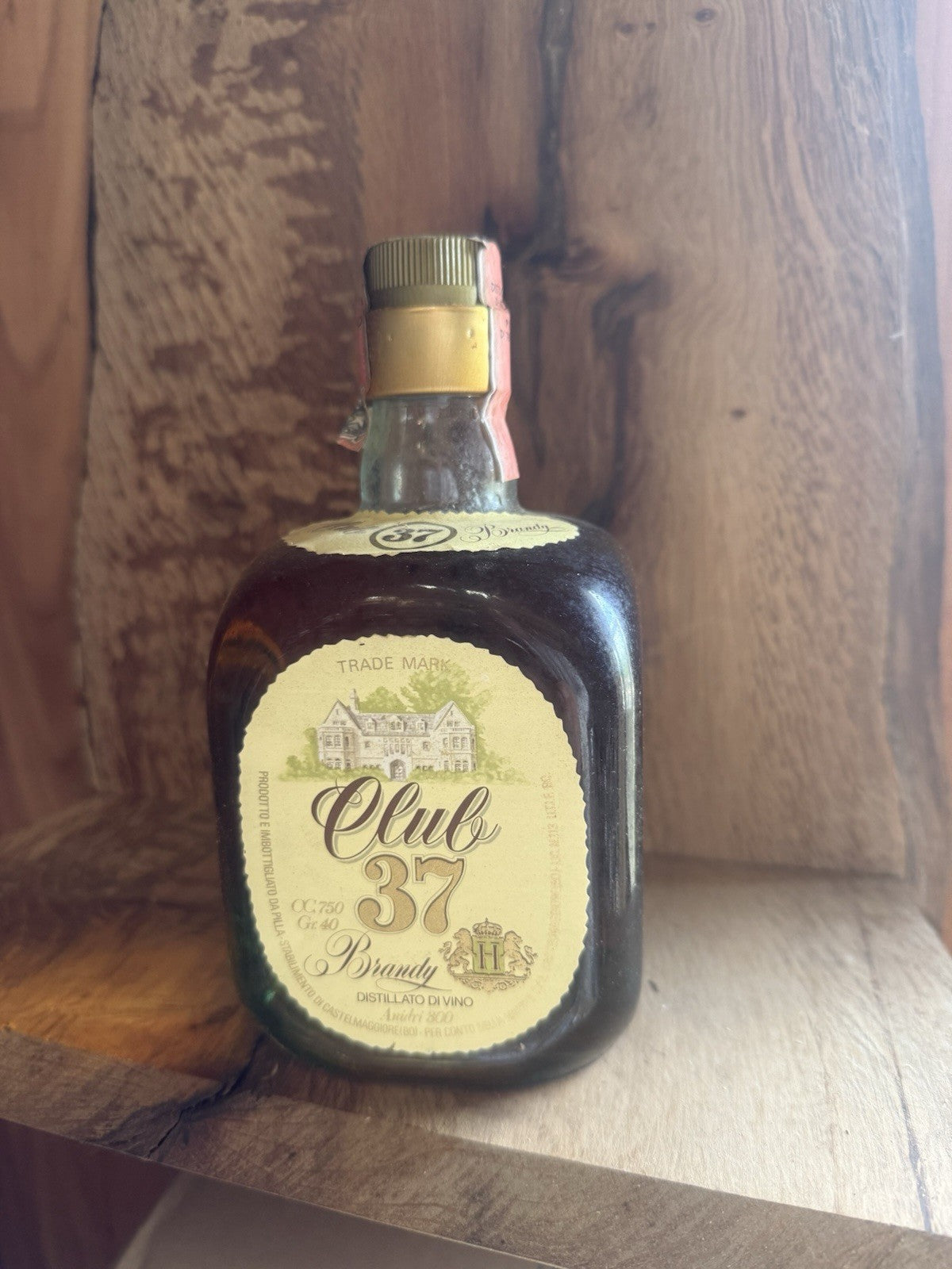 1970s Bottled Fine Club 37 Brandy vintage matured Quality stunning