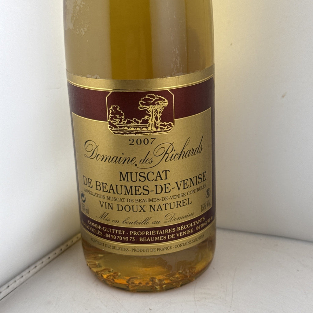 Domaine des Richards Muscat de Beaumes-de-Venise 2007 75cl 15%