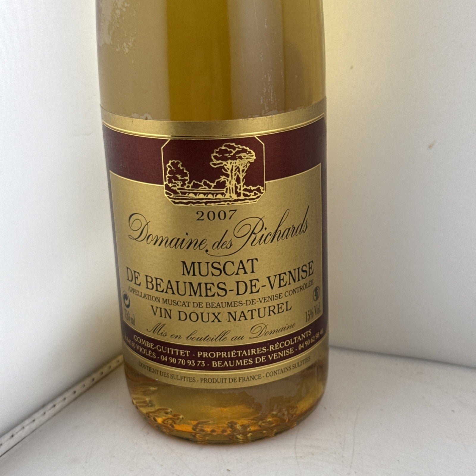 Domaine des Richards Muscat de Beaumes-de-Venise 2007 75cl 15%