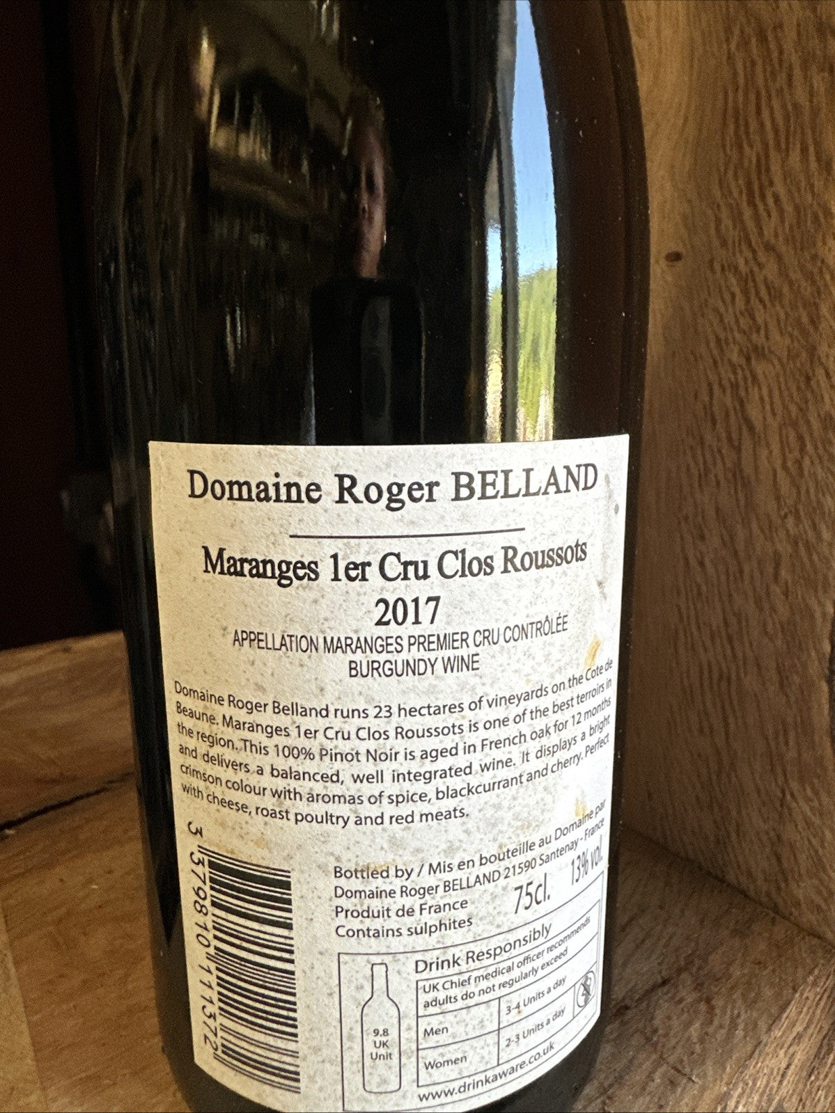 maranges 1er cru clos roussots 2017