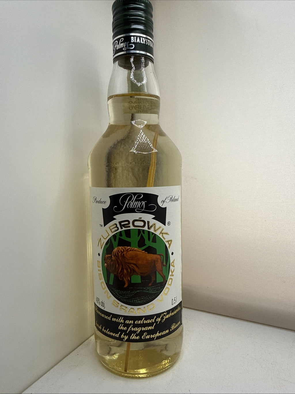 Żubrówka Bison Grass Vodka — Polmos (50cl · 40% ABV)