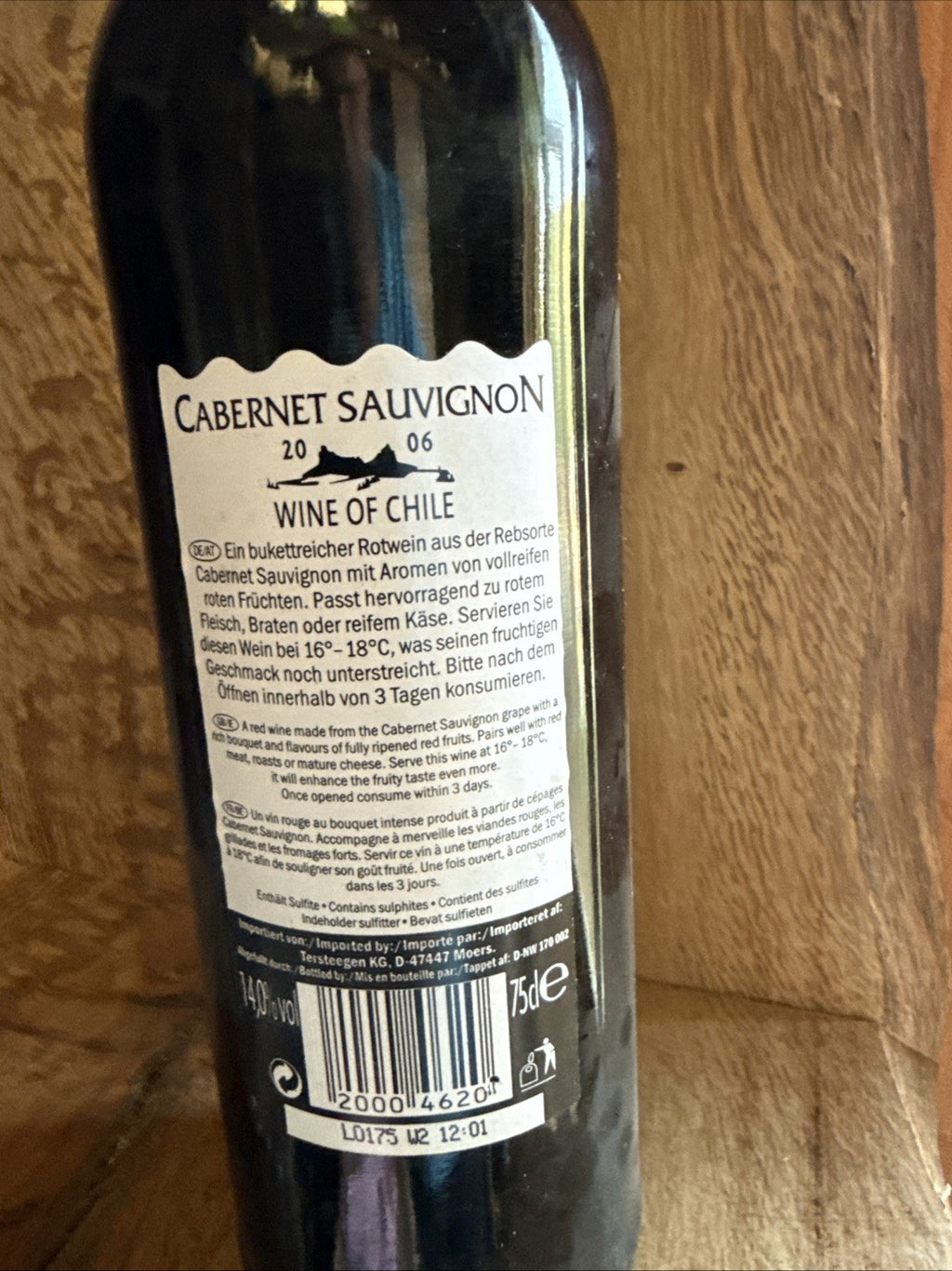 Cimarosa 2006 Chilean Cabernet Sauvignon