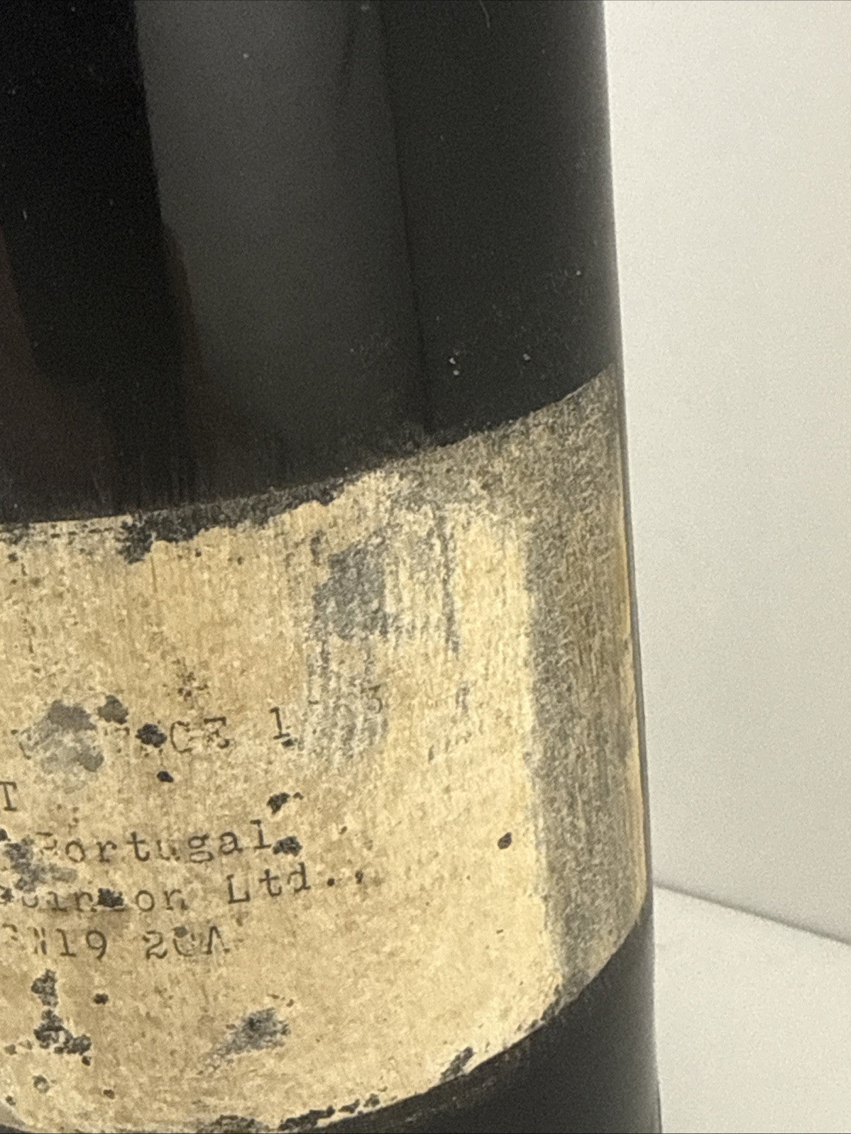 Quinta do Noval 1963 Vintage Port Old Bottle Damaged Label