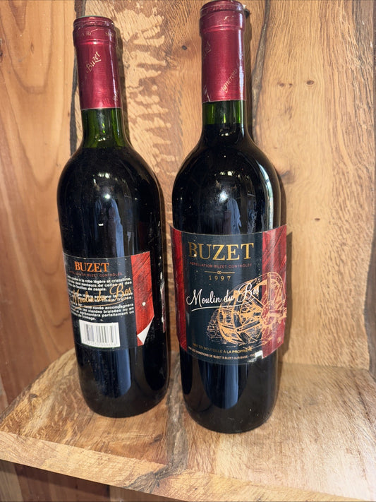 Buzet 1997 Moulin du Bos (Some Label Damage pics to show.individual bottle price