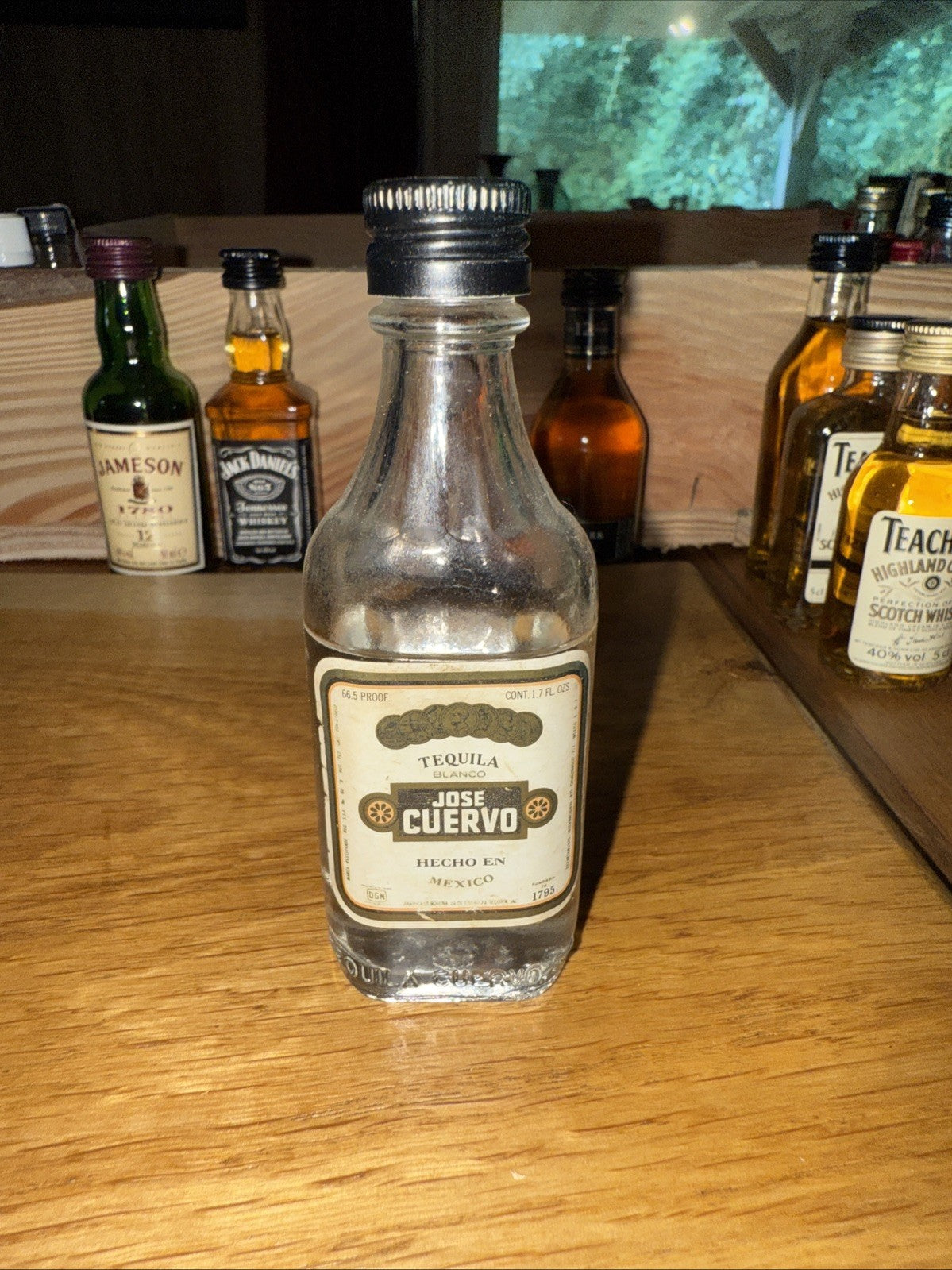 Jose Cuervo Tequila 1970s Miniature (some evaporation)