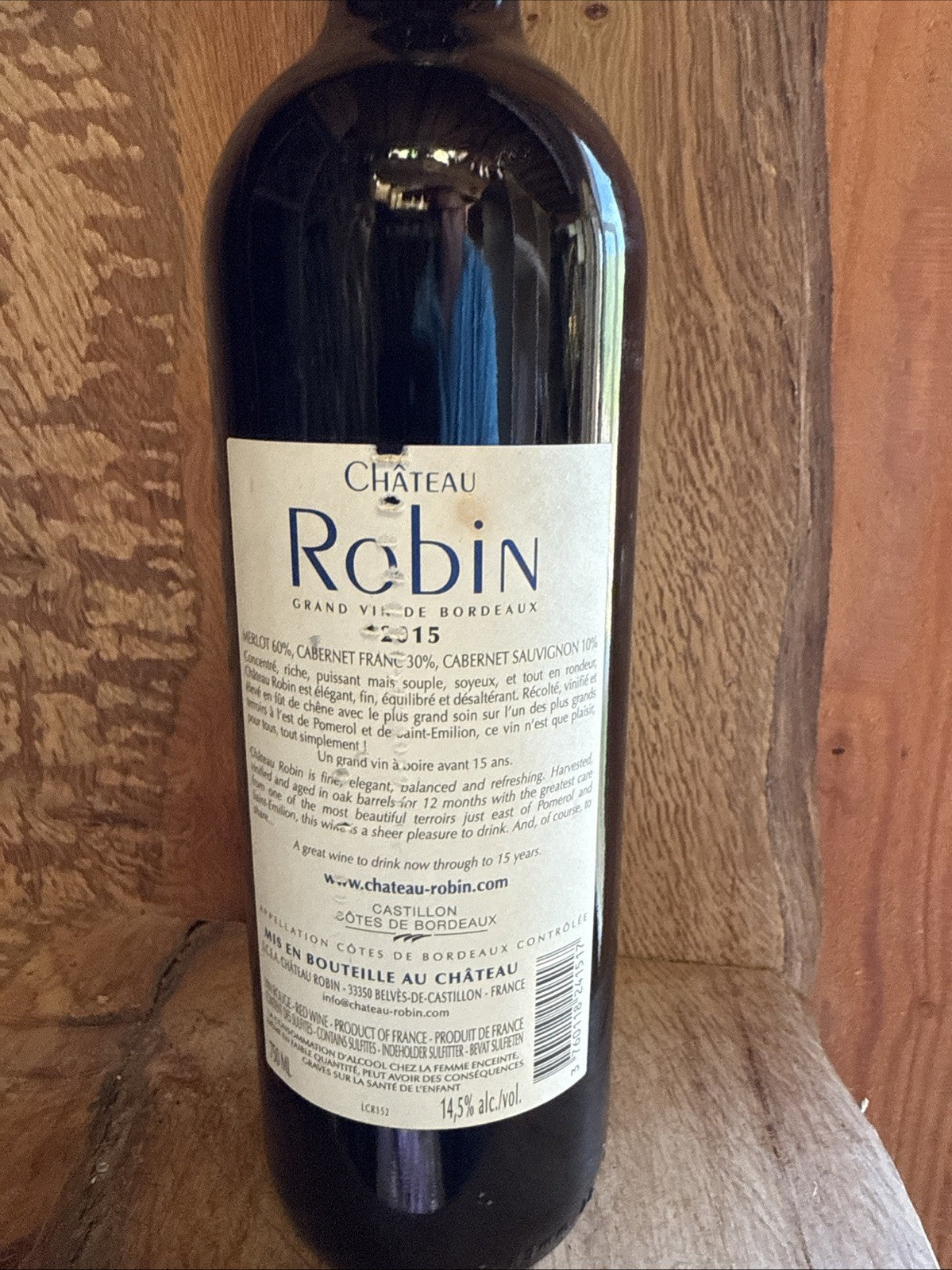 Chateau Robin Castillon Cote de Bordeaux 2013
