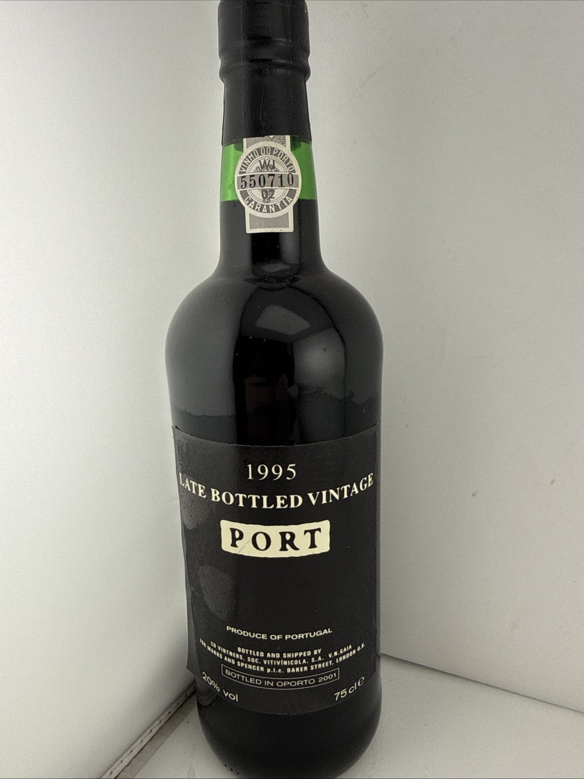 M&S 1995 Late Bottled Vintage Port 75cl Bottled 2001 Portugal
