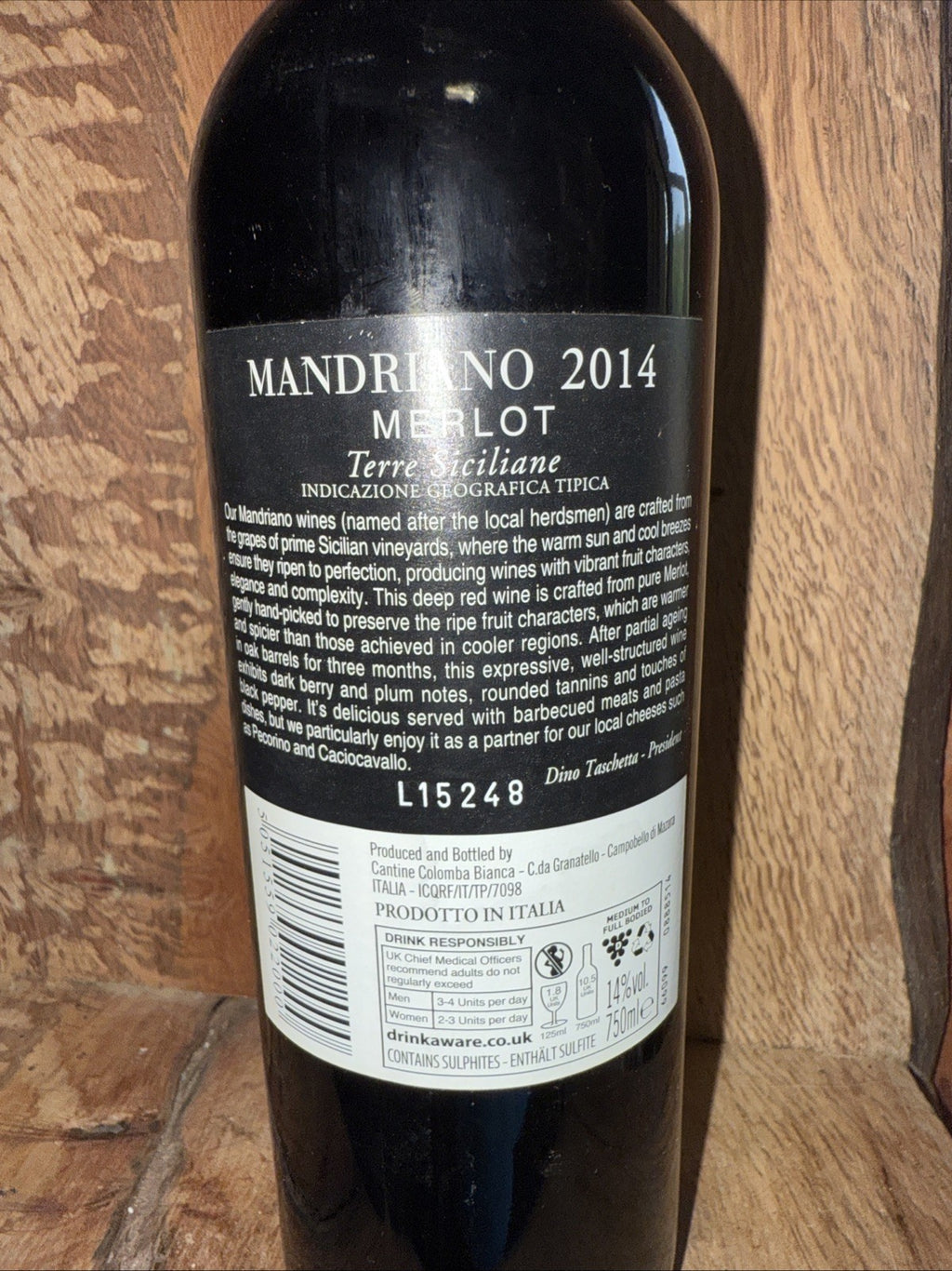 Mandriano Merlot 2014