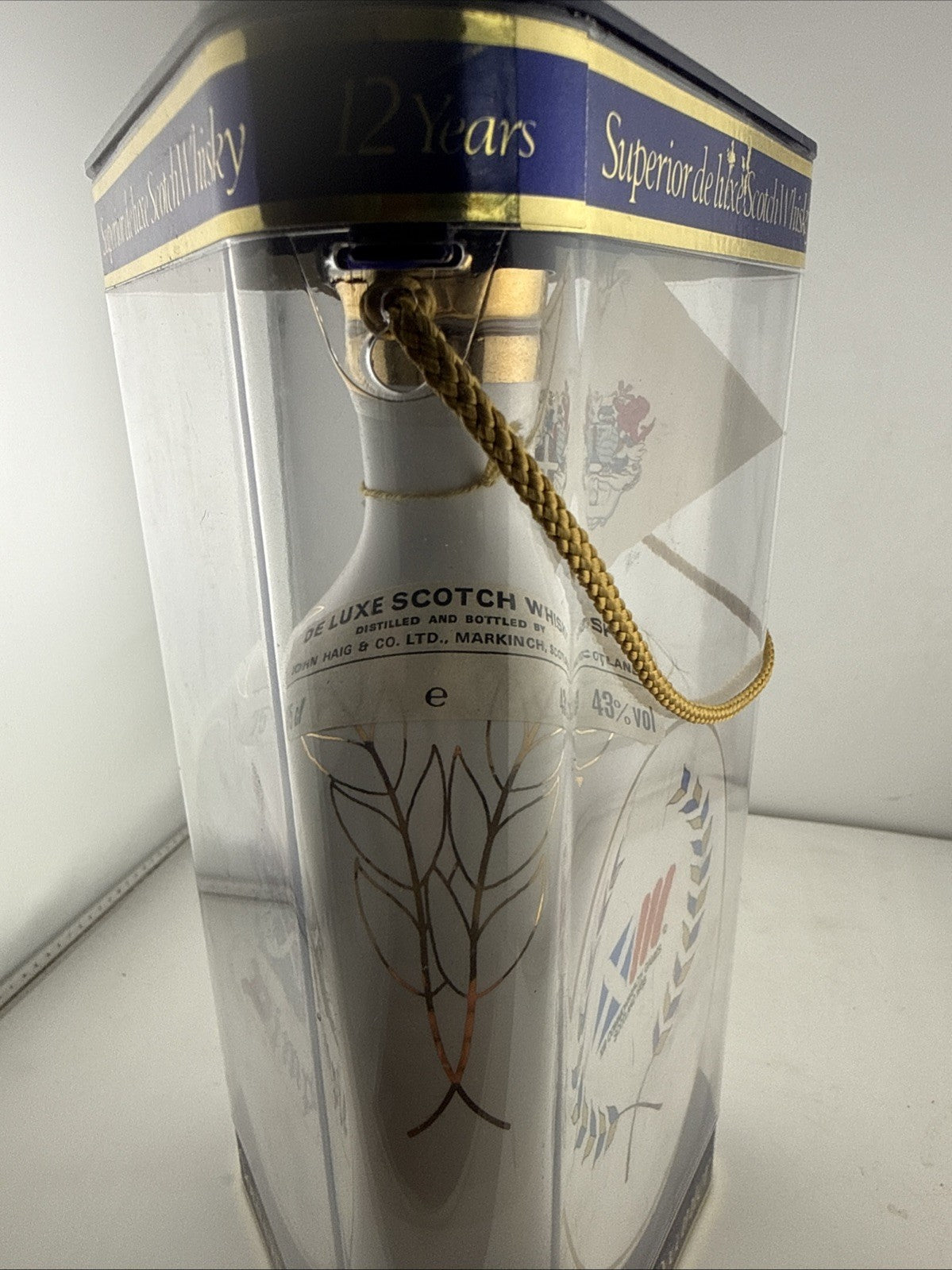 Dimple 12 Year Old 1986 Commonwealth Games Whisky Decanter 75cl 43%