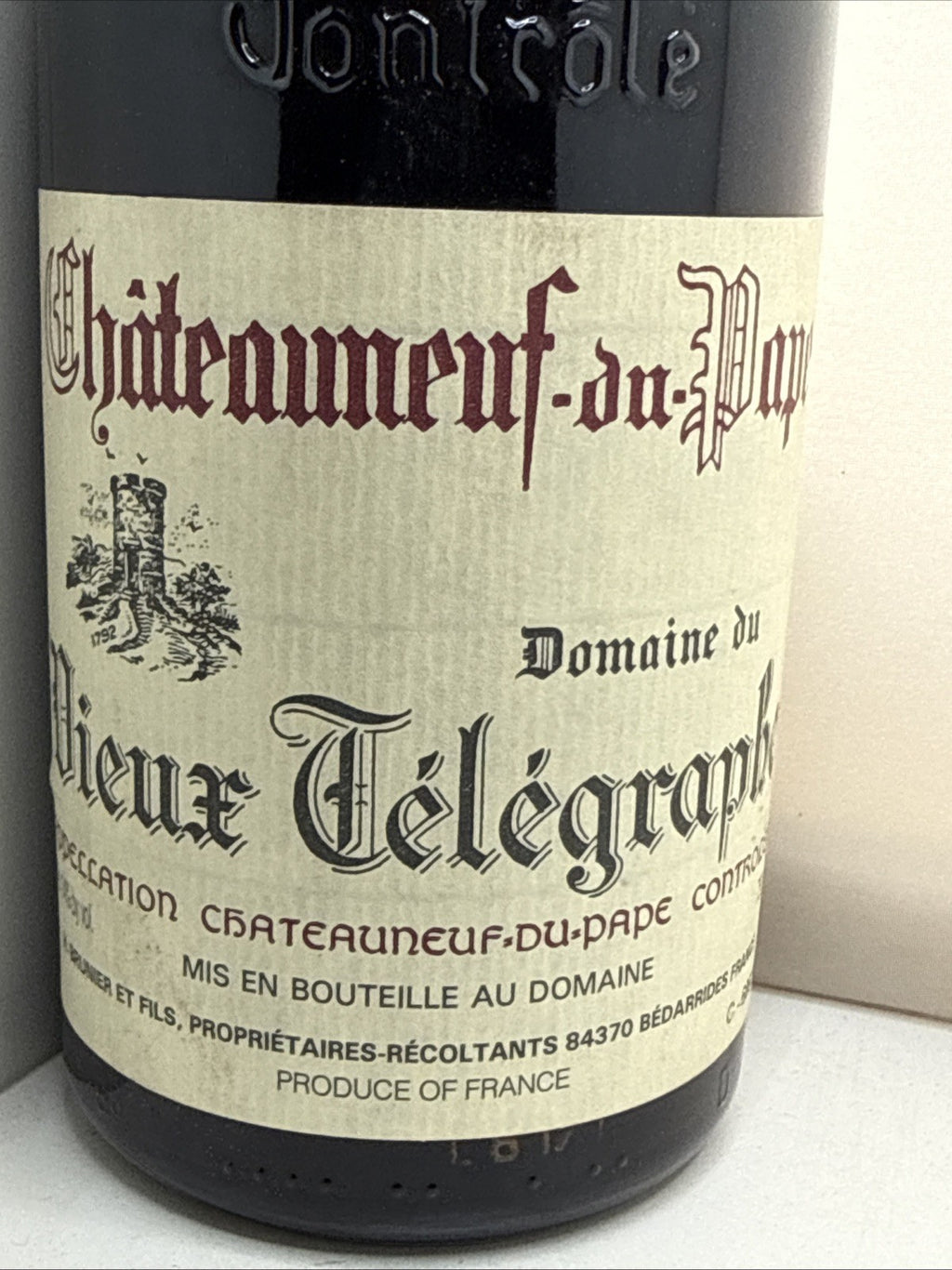 Domaine Vieux Télégraphe Châteauneuf-du-Pape 1994 Red Wine 75cl