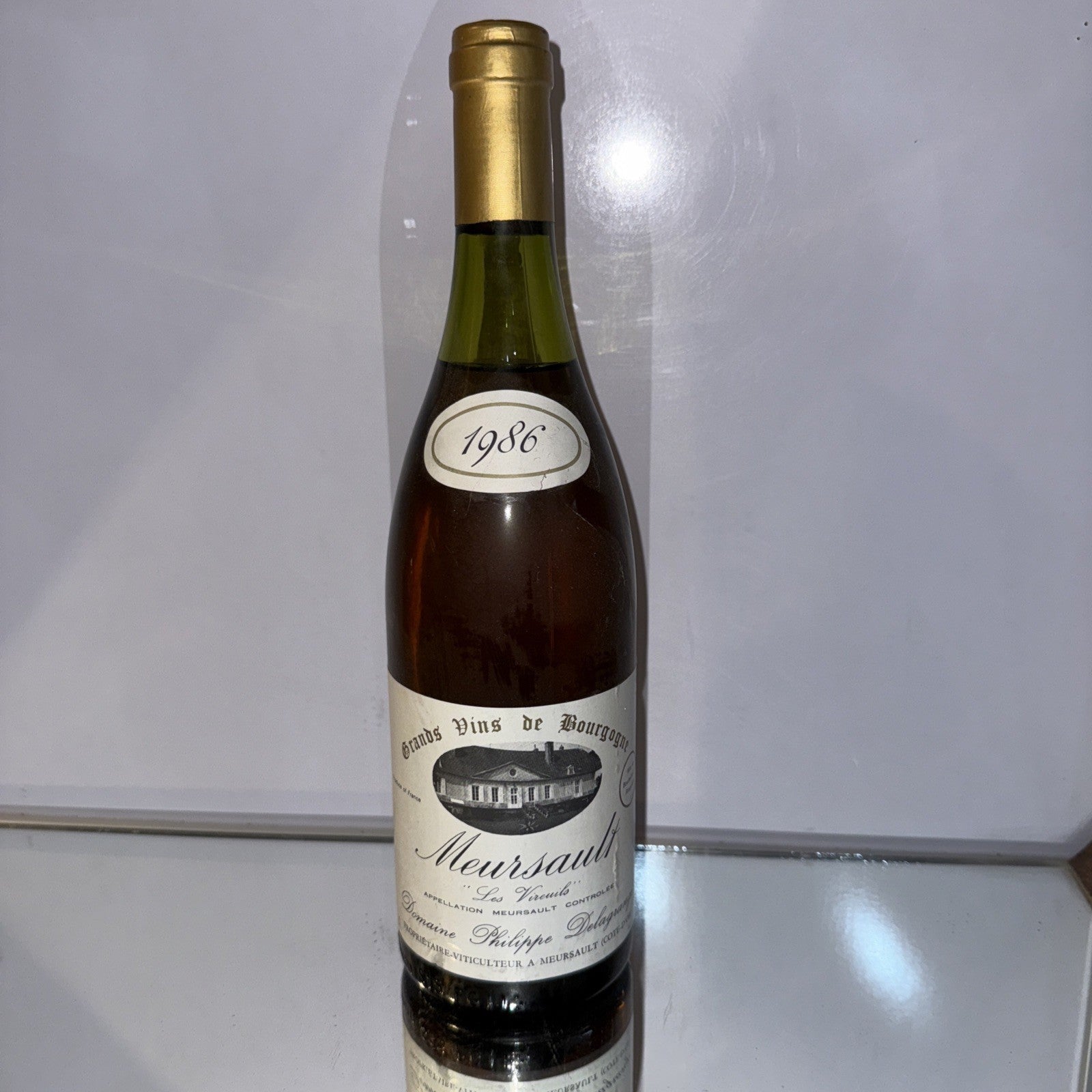 1986 Domaine Philippe Delagrange Meursault "Les Vireuils"