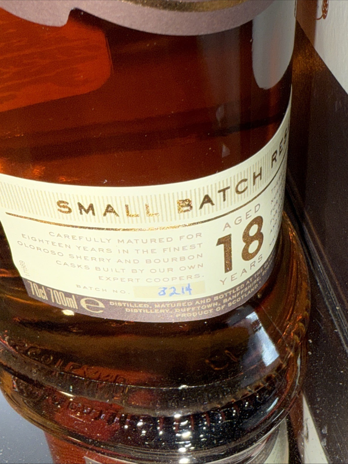 Glenfiddich 18 Y/O Small Batch Reserve Single Malt Scotch Whisky, 70cl, 40% Abv